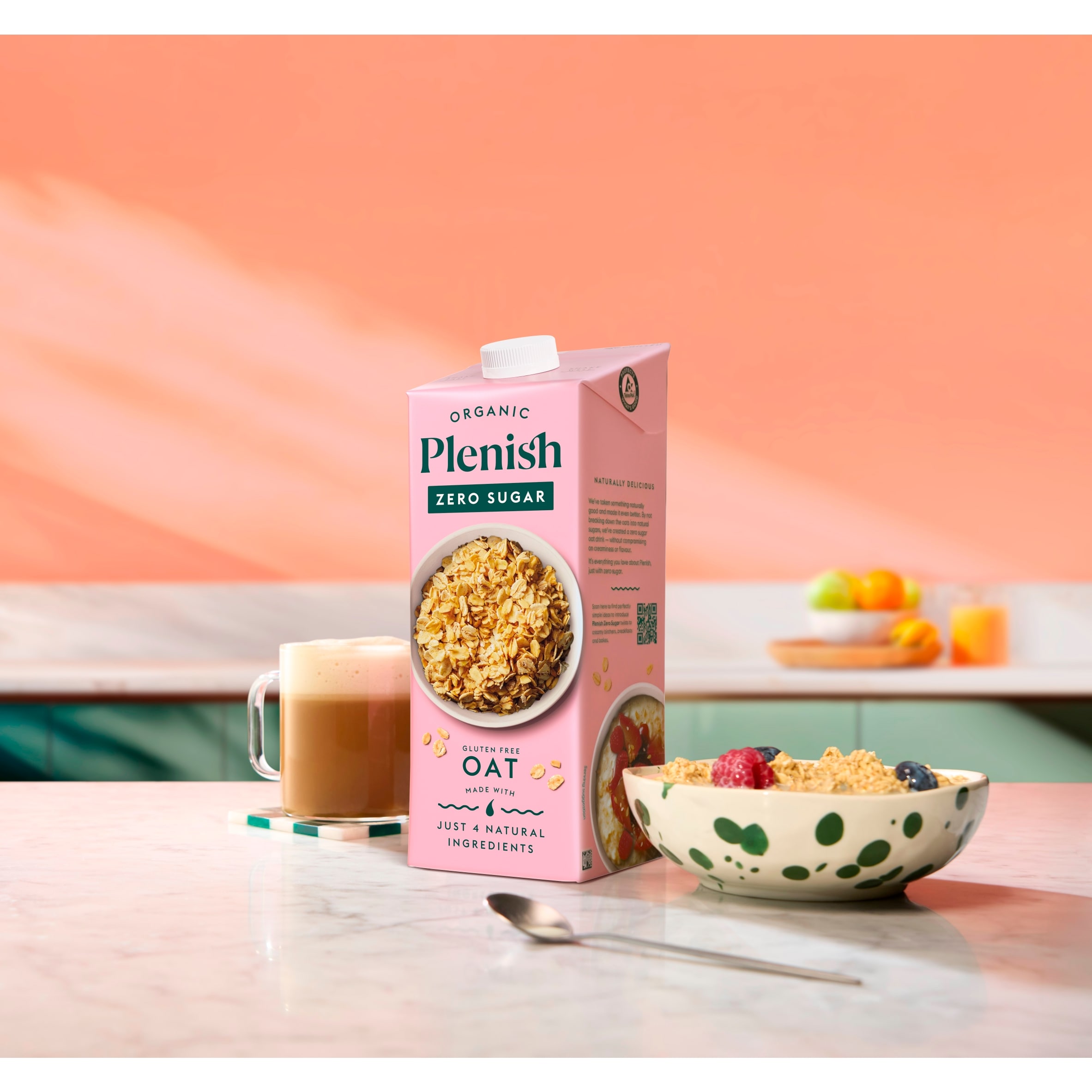 Plenish Organic Oat Zero Sugar Drink 1L thumbnail 5