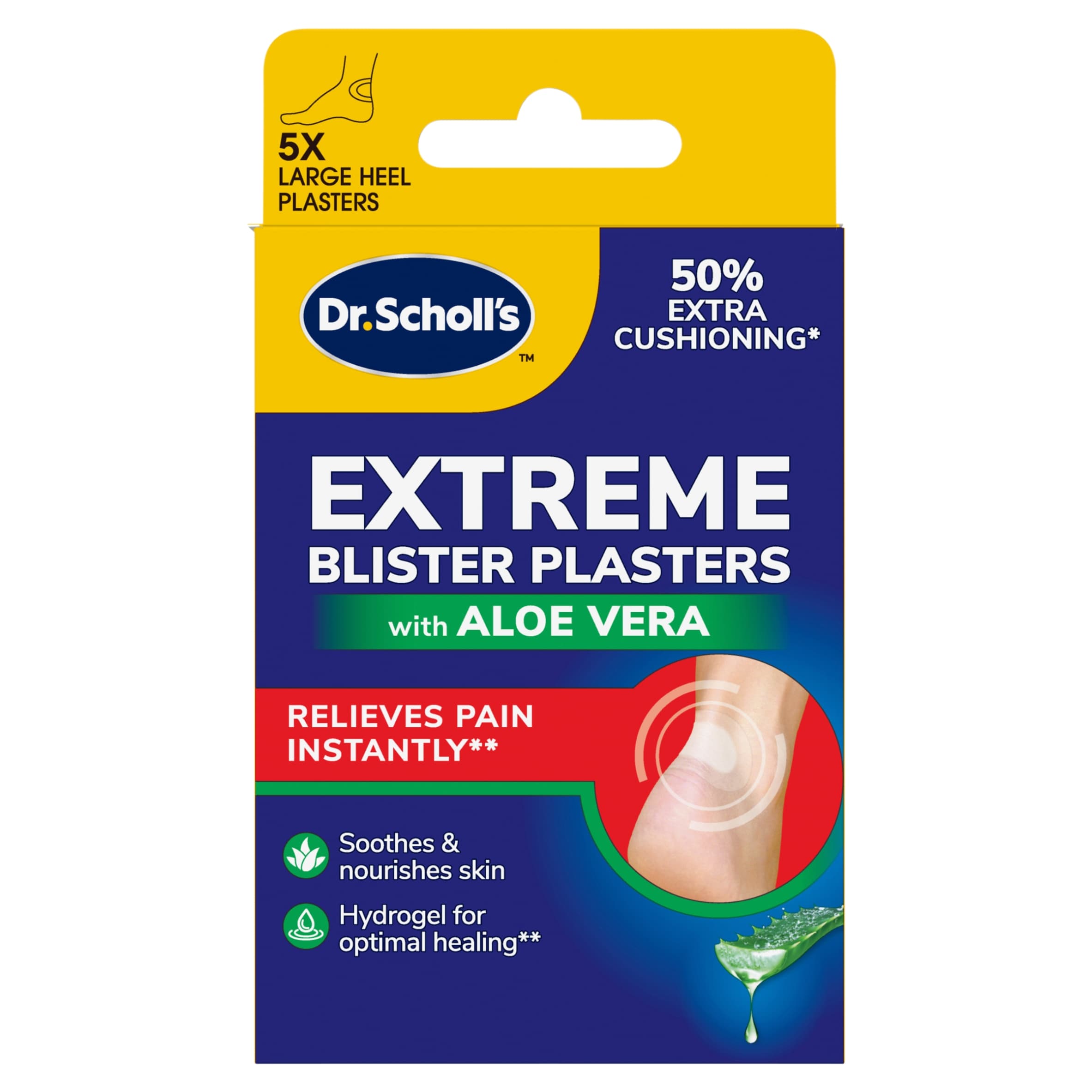 Dr.Scholl's EXTREME BLISTER WITH ALOE VERA 5 PLASTERS