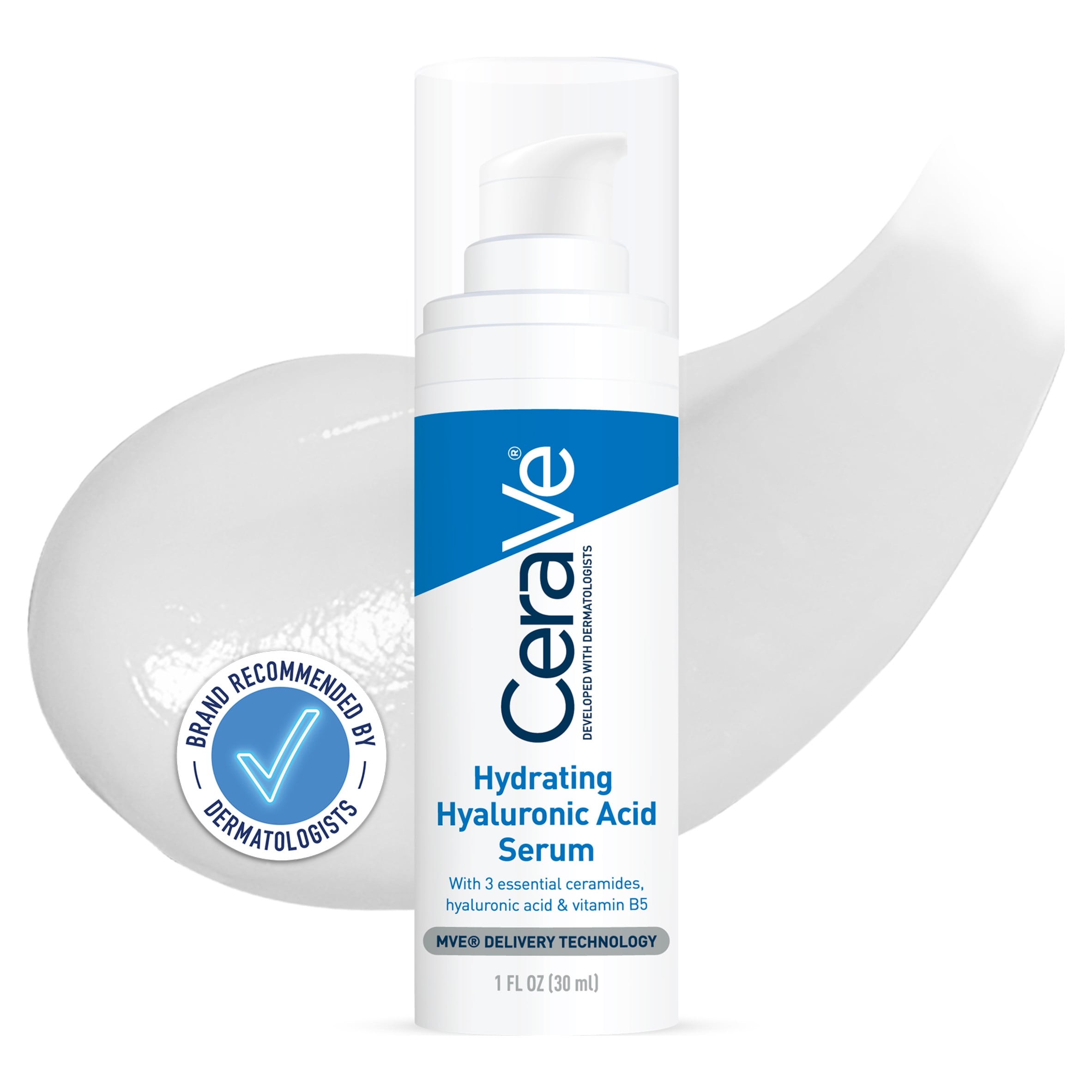 CeraVe Hydrating Hyaluronic Acid Serum with Ceramides for All Skin Types