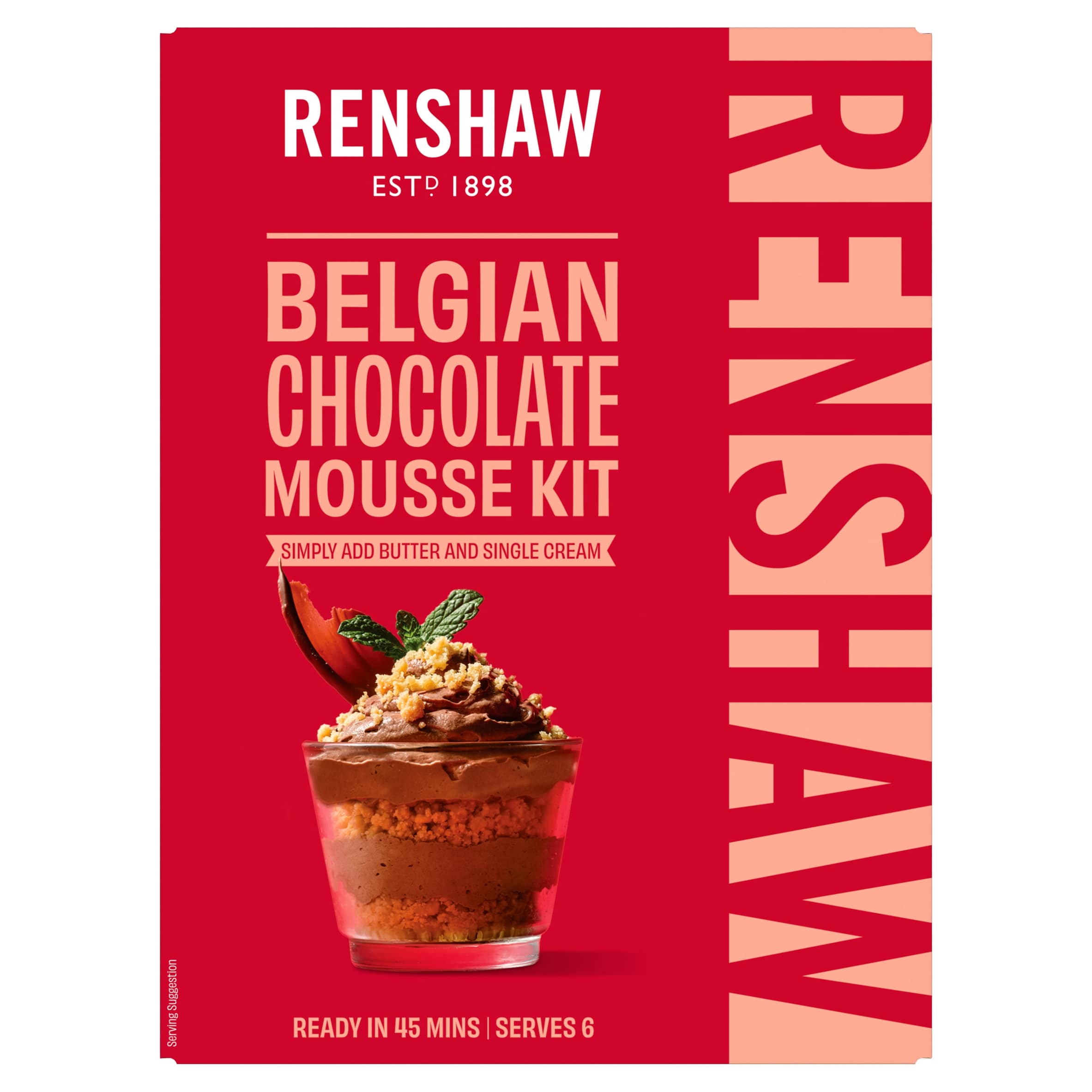 Renshaw Belgian Chocolate Mousse Kit 345g