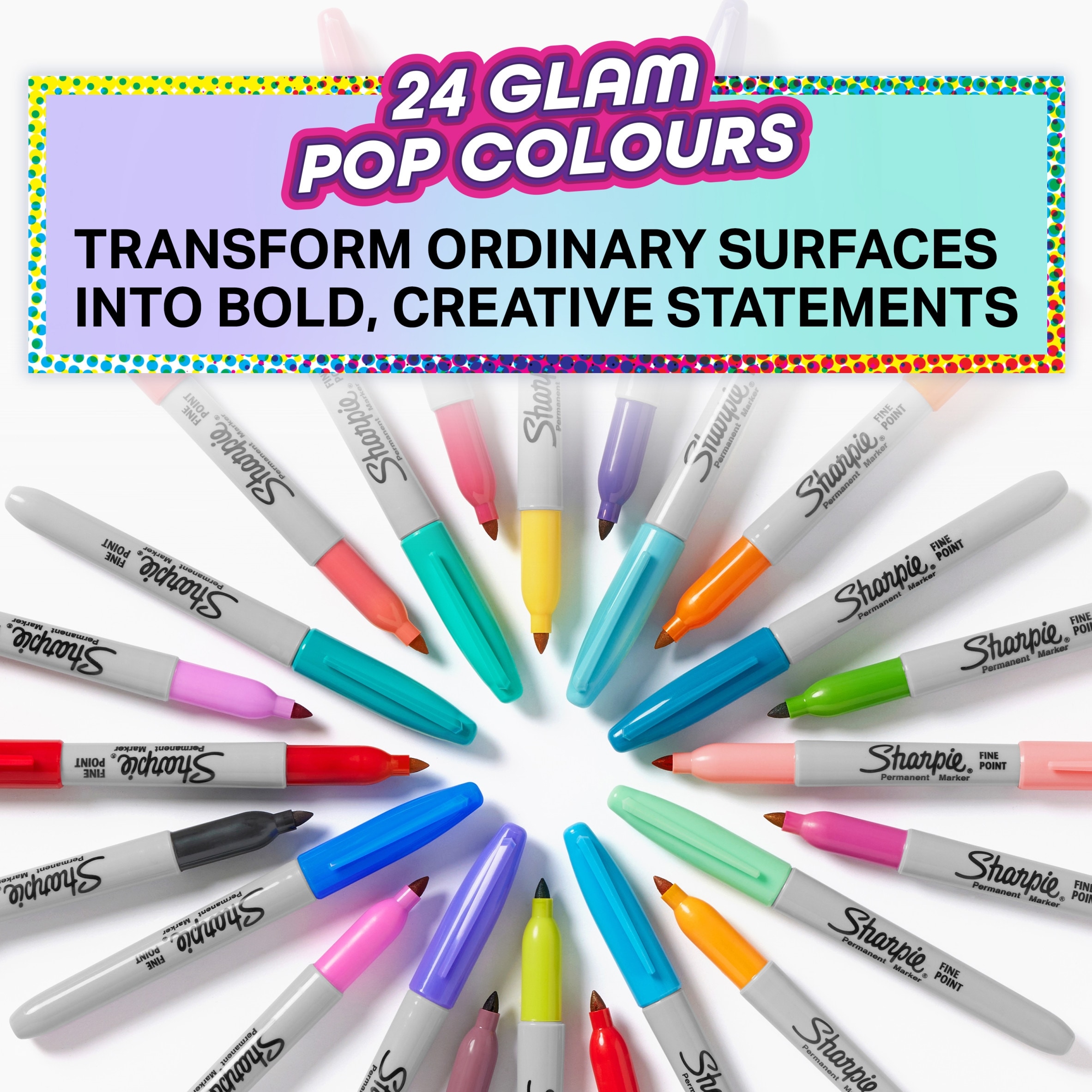 Sharpie Glam Pop 24 Pieces thumbnail 2