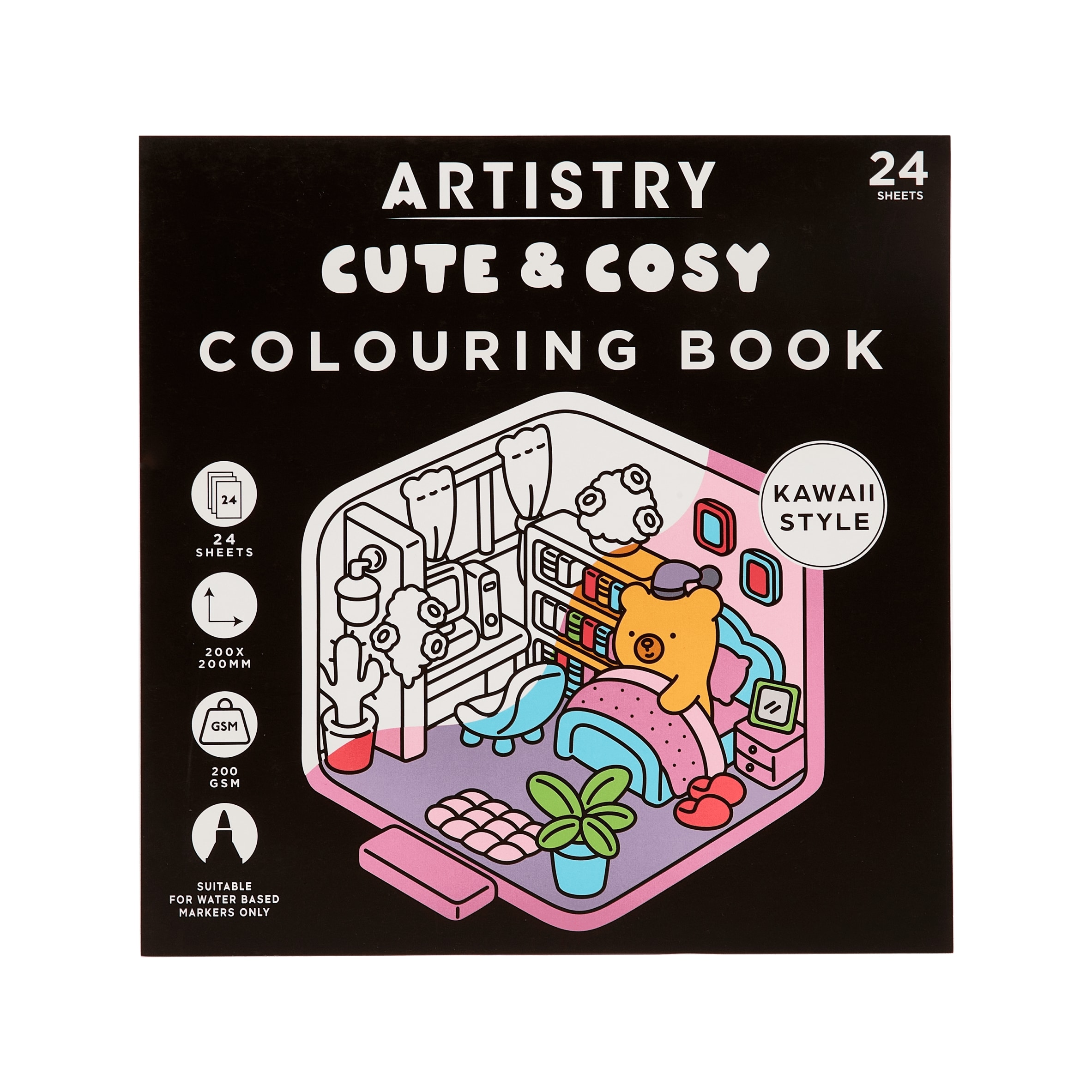 Artistry Cosy Colouring Book