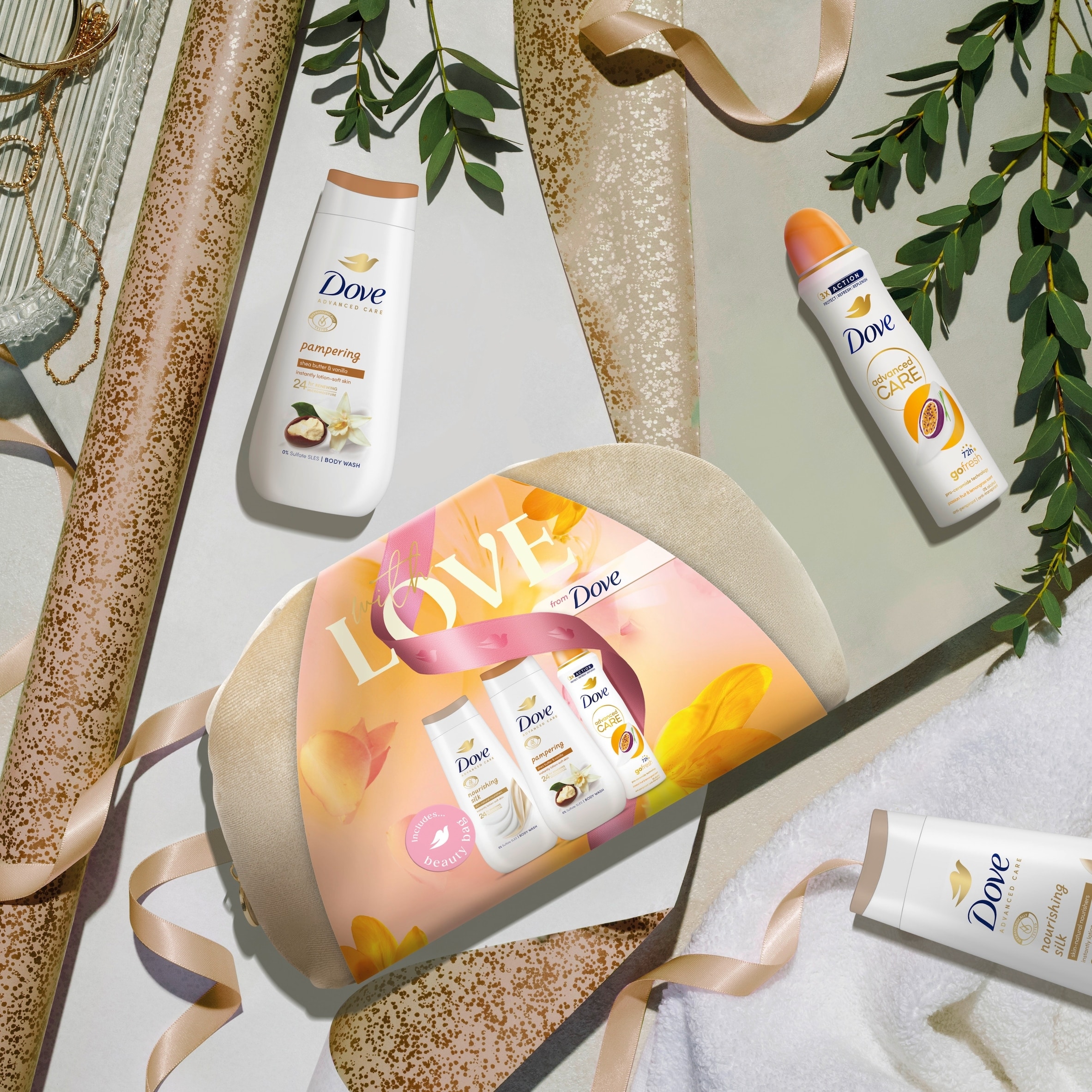 Dove with Love Pampering Beauty Bag Gift set thumbnail 5