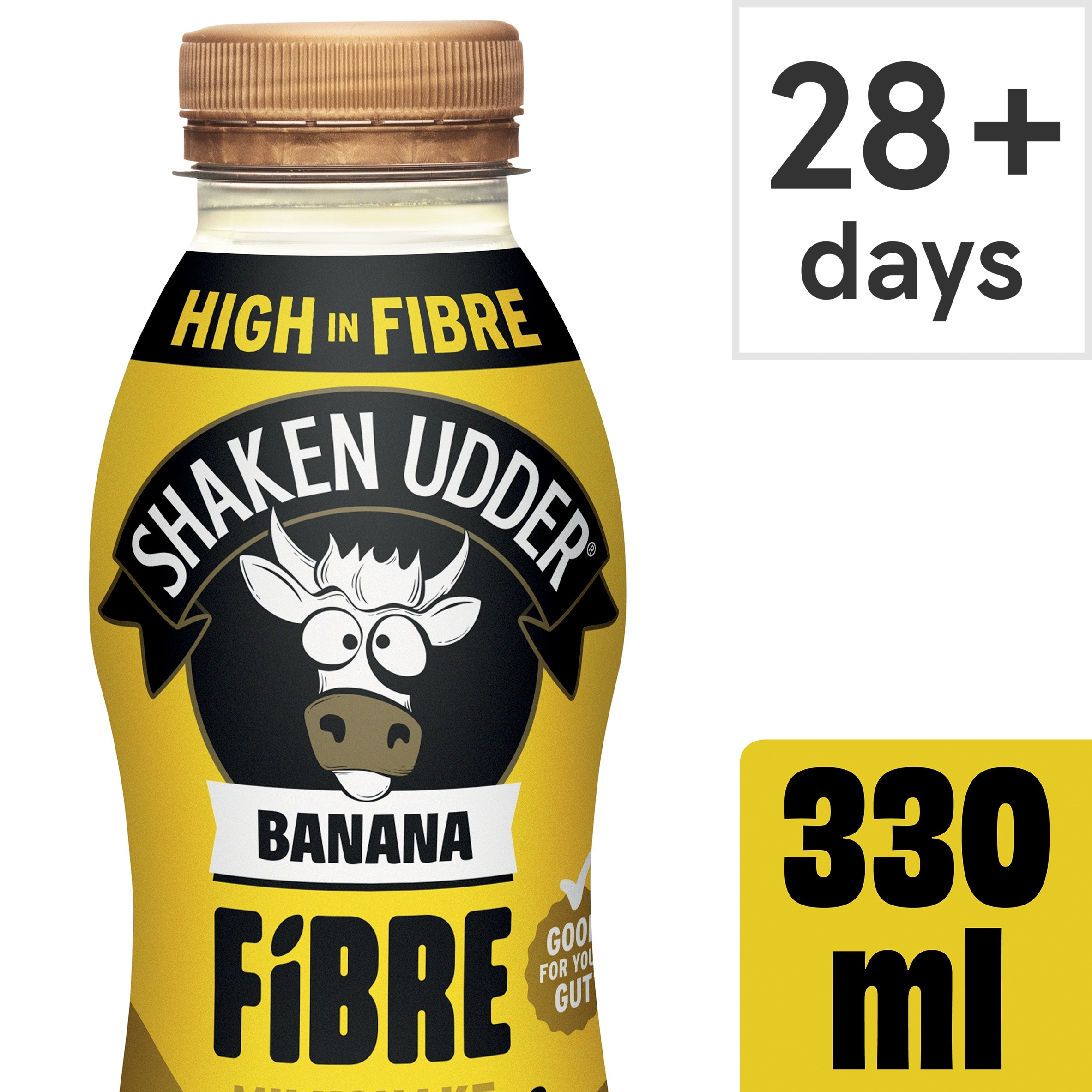 Shaken Udder Banana Fibre Milkshake 330ml
