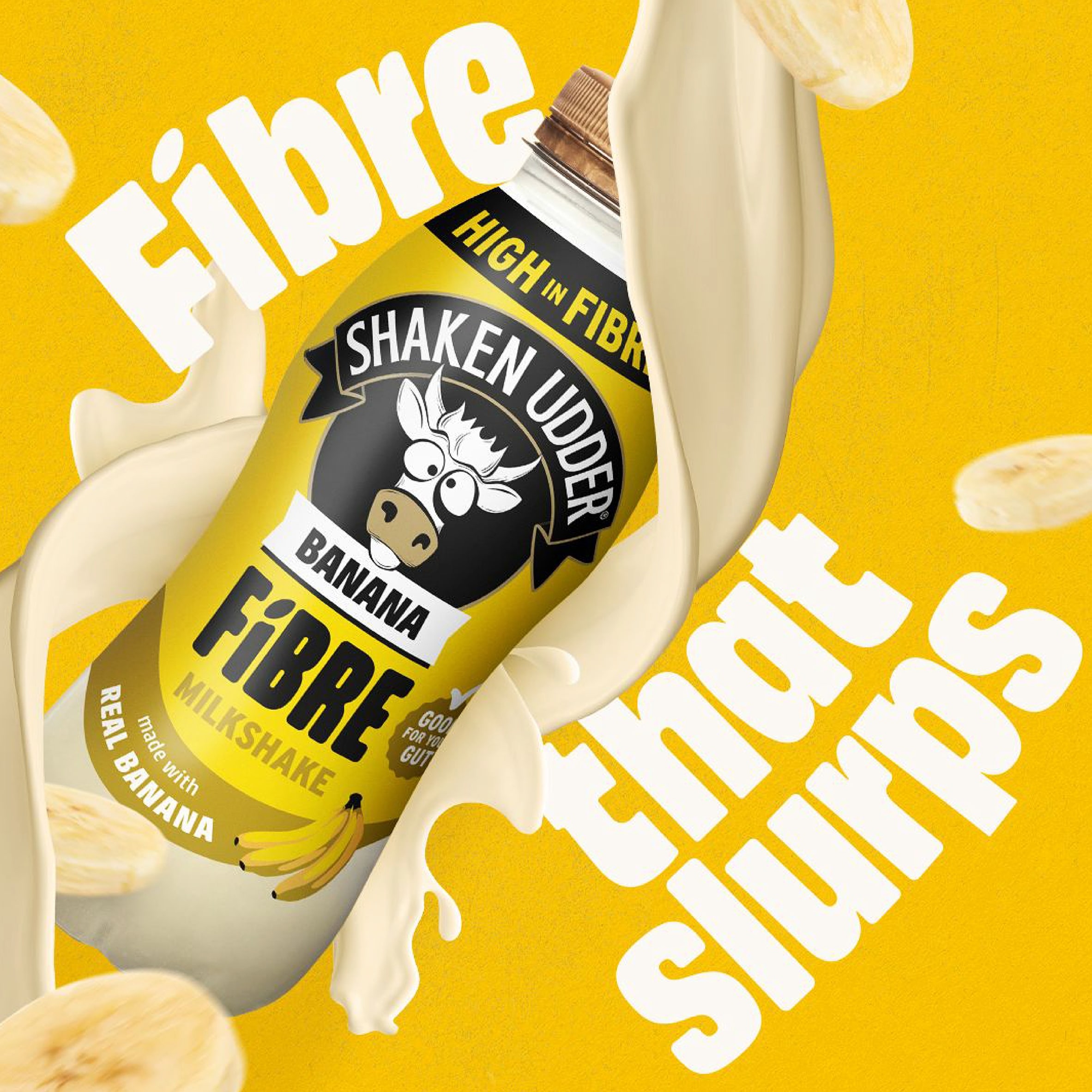 Shaken Udder Banana Fibre Milkshake 330ml thumbnail 4