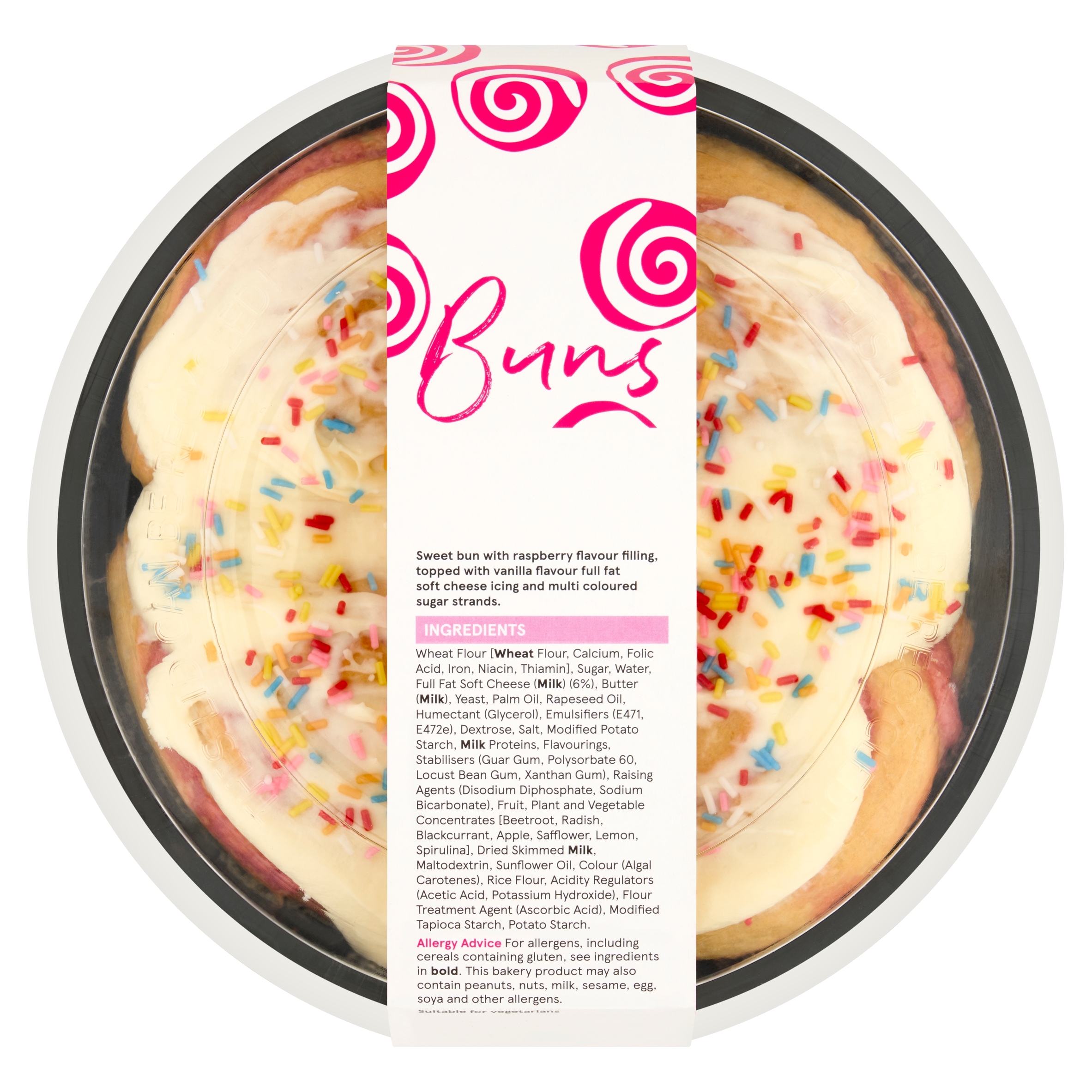 Birthday Cake Tear and Share Bun