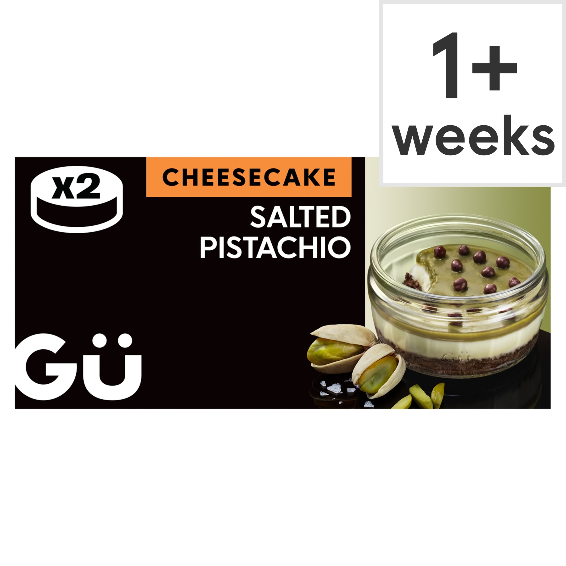 Gu Salted Pistachio Cheesecake Dessert (2x74.5g)