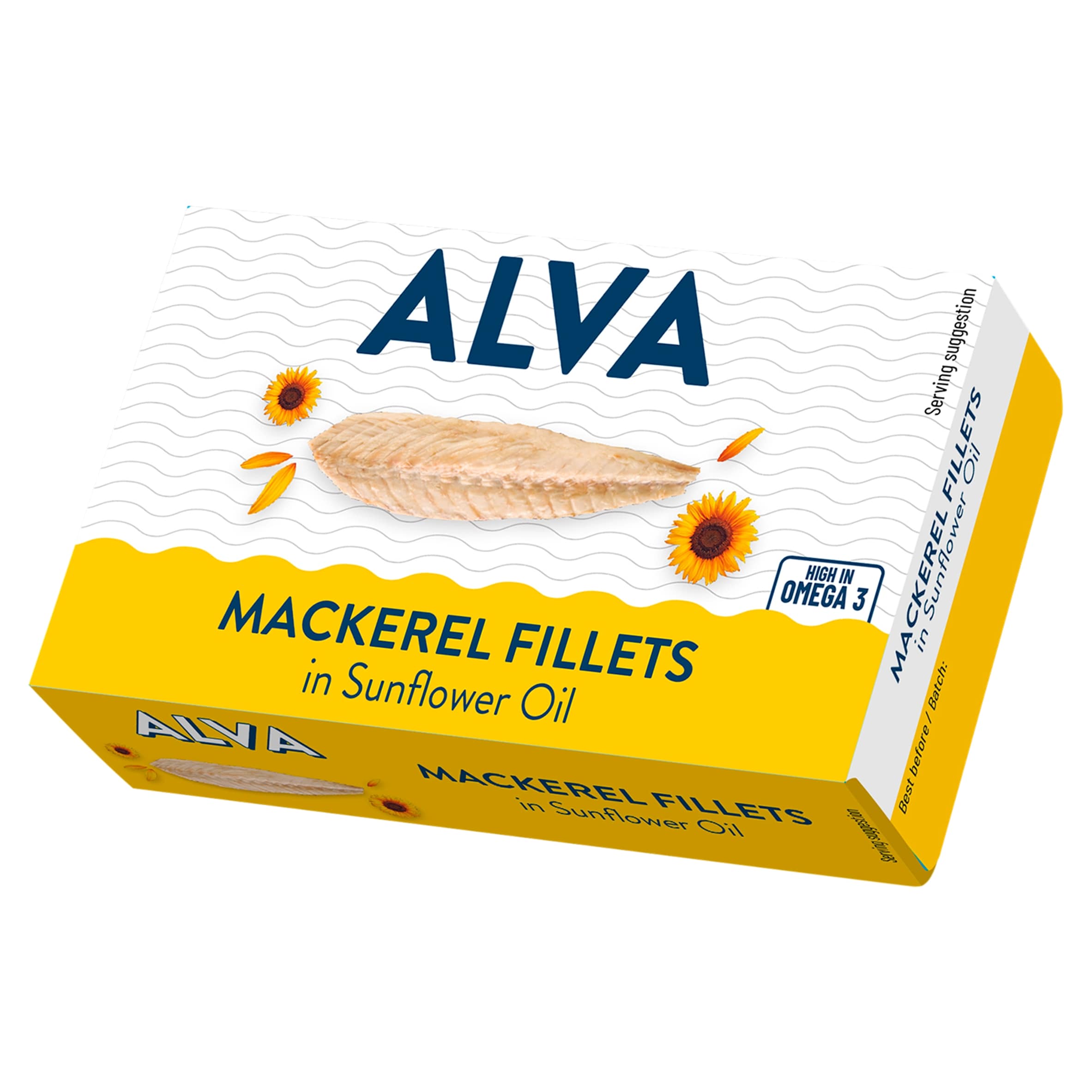 Alva Mackerel Fillets in Sunflower Oil 120g