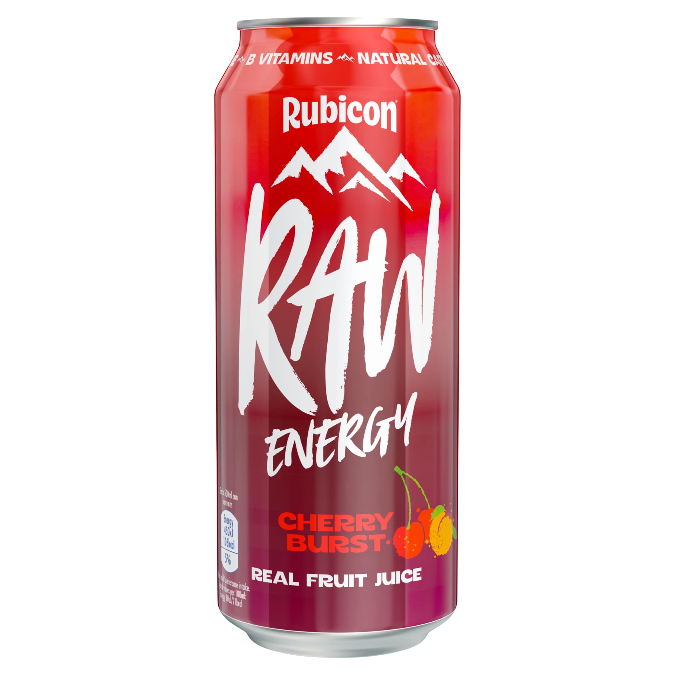Rubicon RAW Energy Cherry Burst 500ml