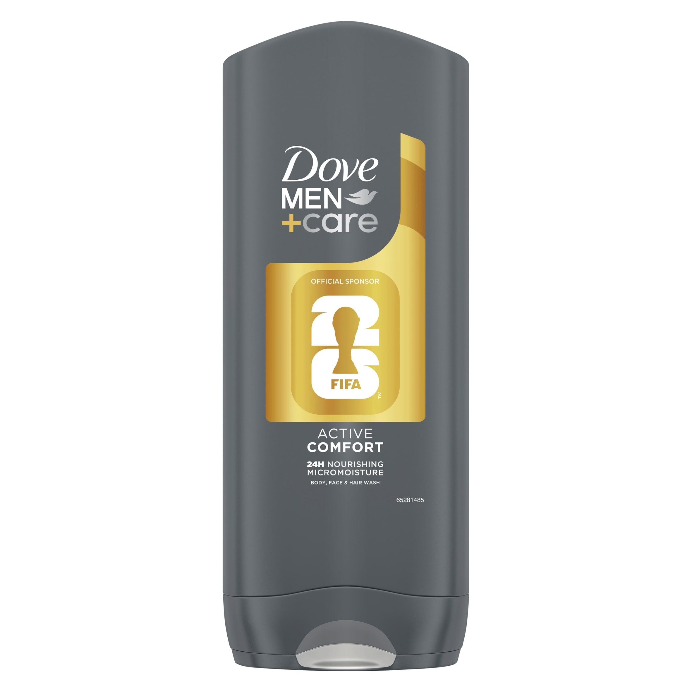 Dove Men+Care Active Comfort 3-in1 Hair, Face & Body Wash Shower Gel 400ml
