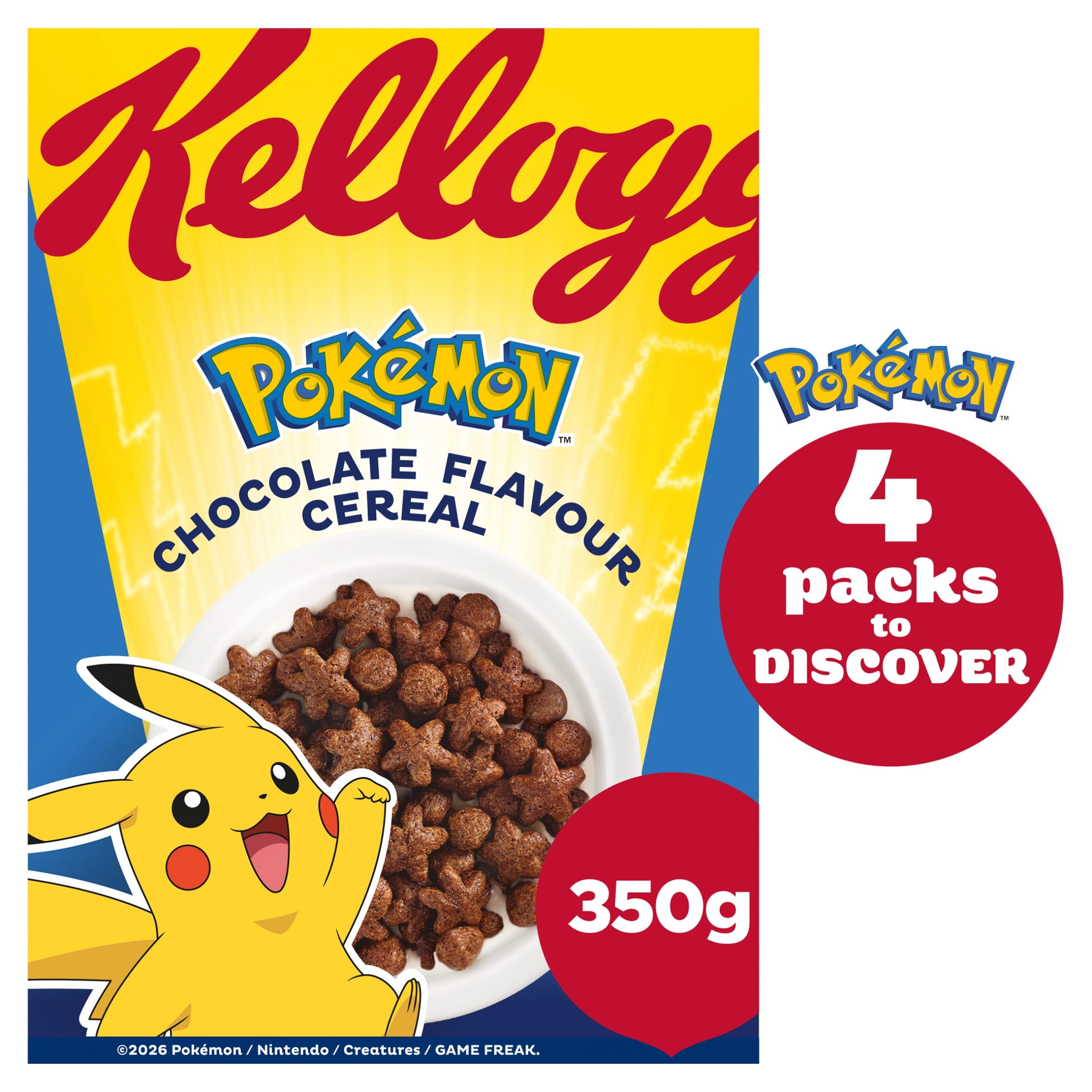 Kellogg's Pokémon Chocolate Flavour Cereal 350g