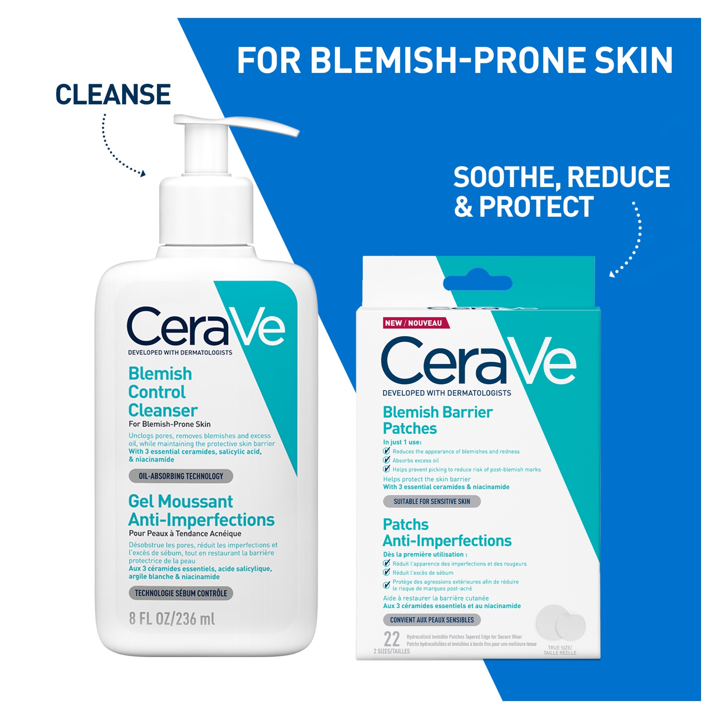 CeraVe Blemish Barrier Patches 22 pieces thumbnail 2