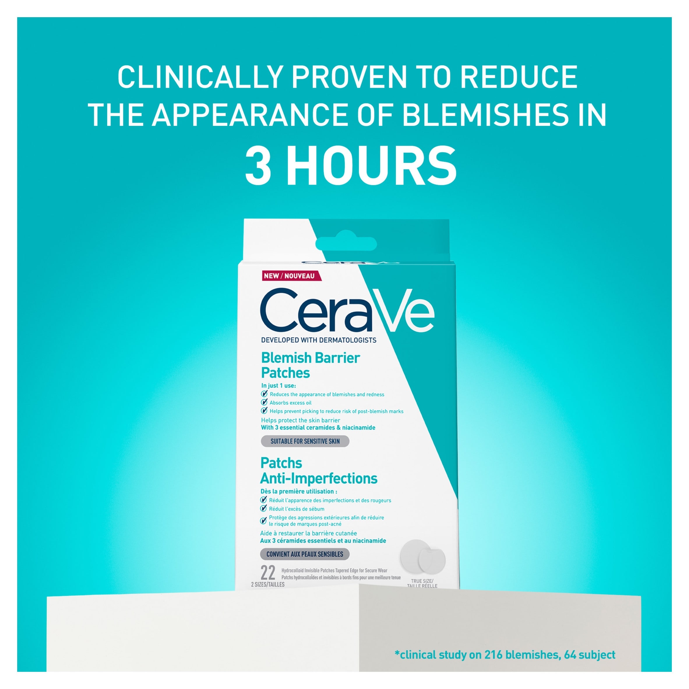 CeraVe Blemish Barrier Patches 22 pieces thumbnail 3