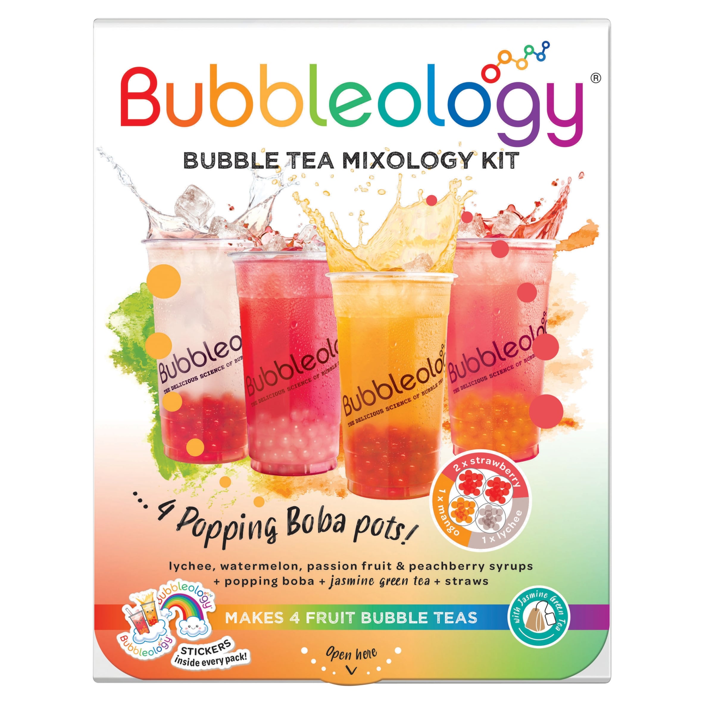 BUBBLEOLOGY FRUIT TEA Mixology KIT 141ml +410g