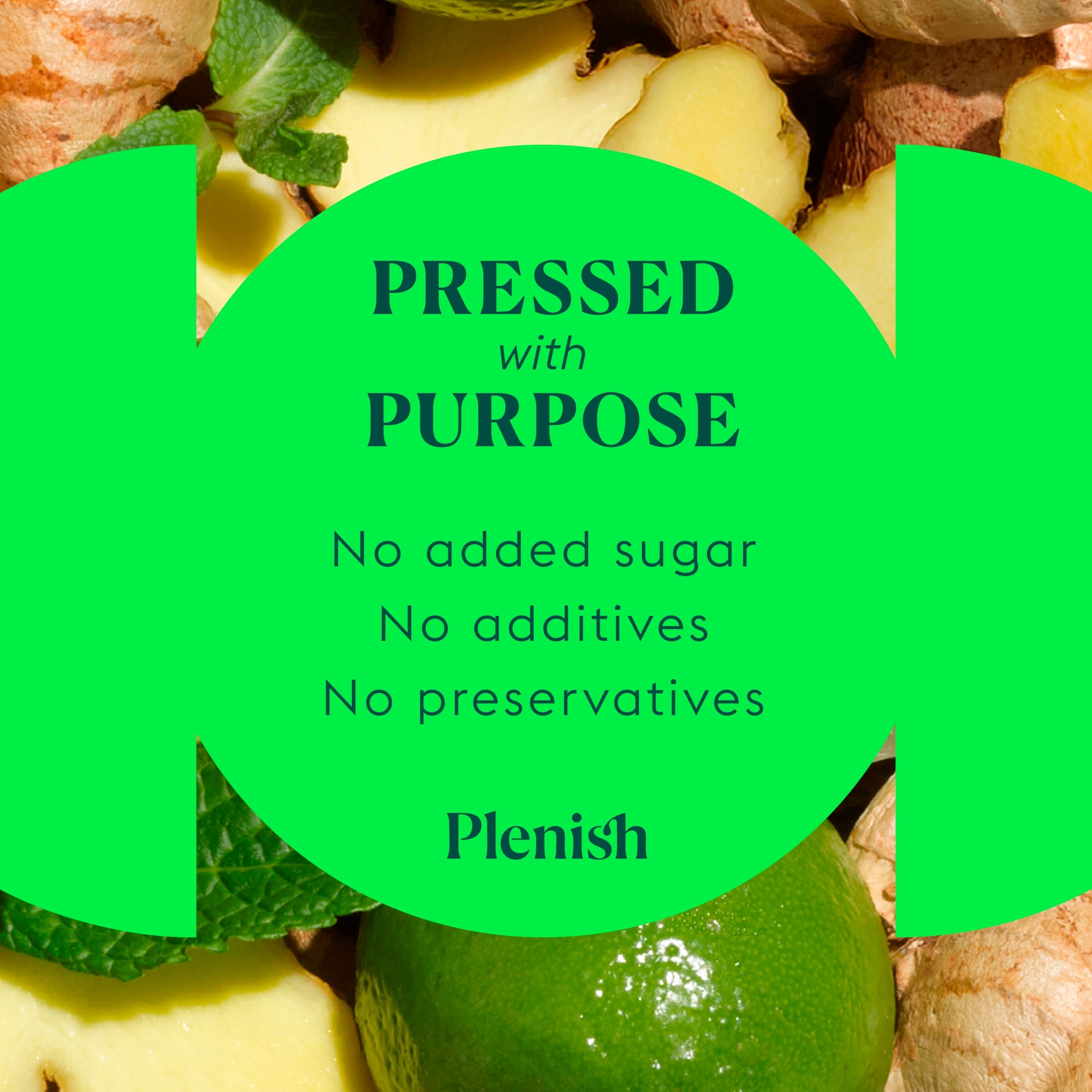 Plenish Fibre Dosing Bottle with Ginger, Lime & Mint 7x Shots 420ml thumbnail 3