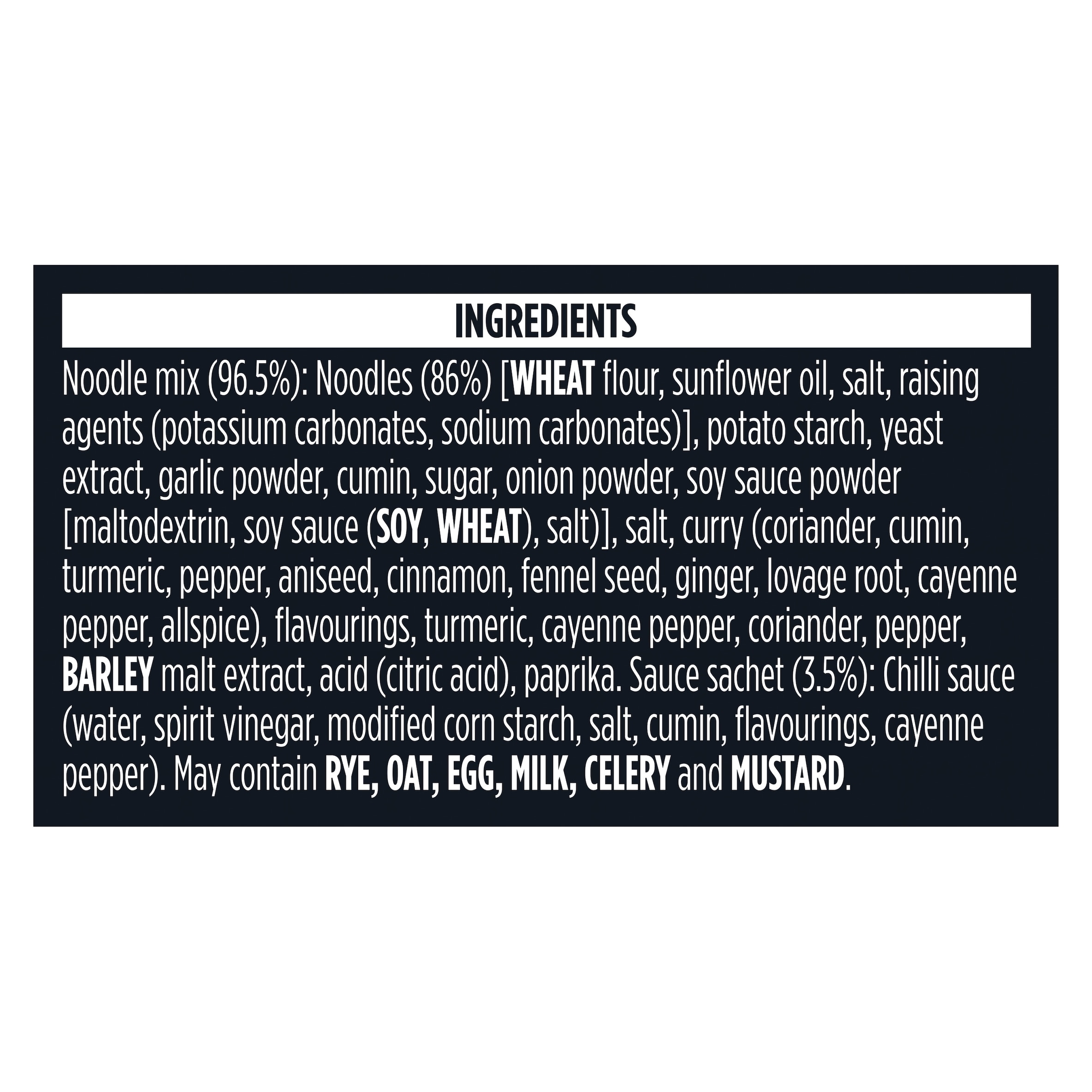 Pot Noodle Bombay Badboy Instant Noodles 115g thumbnail 4
