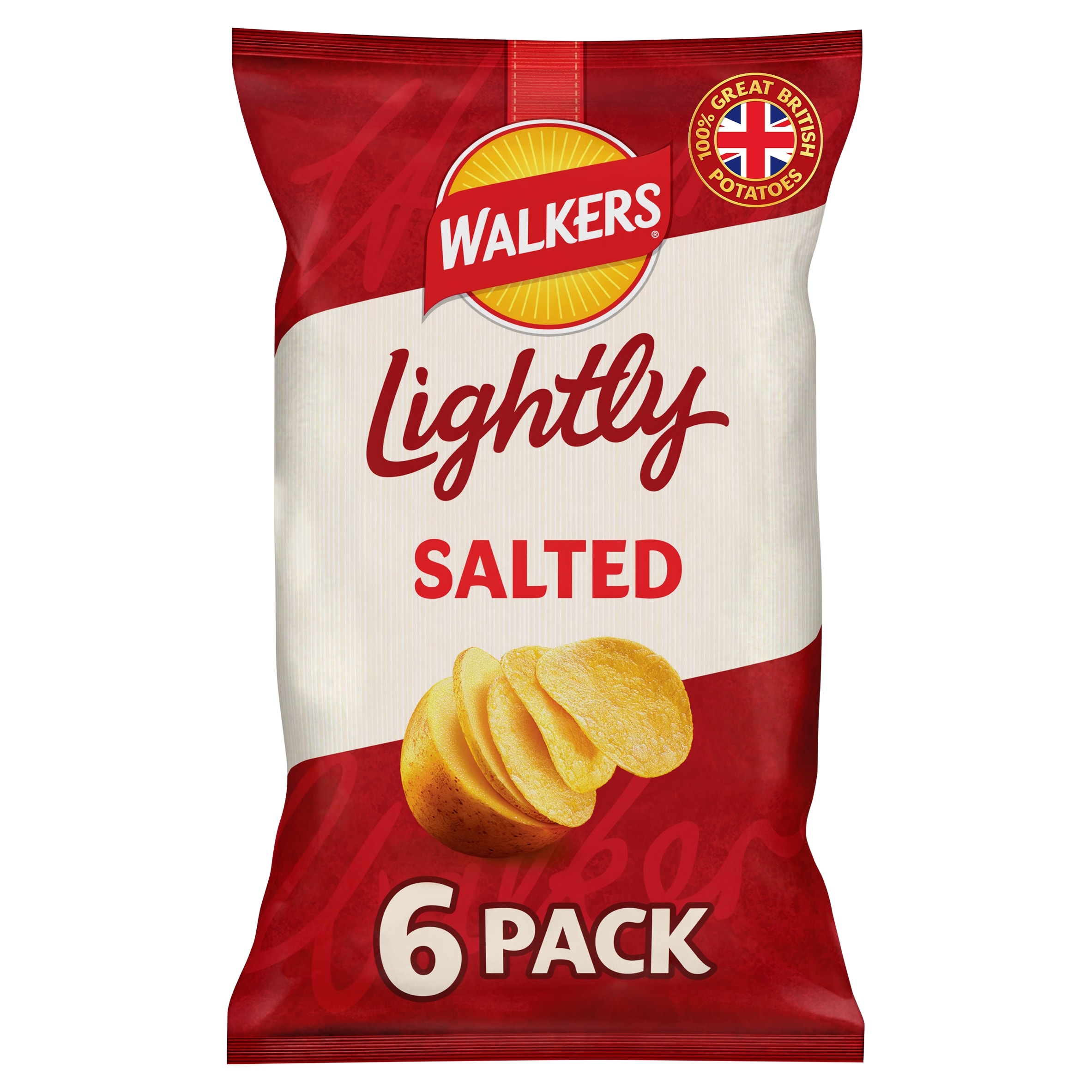 Walkers Lightly Salted 6x25g thumbnail 2