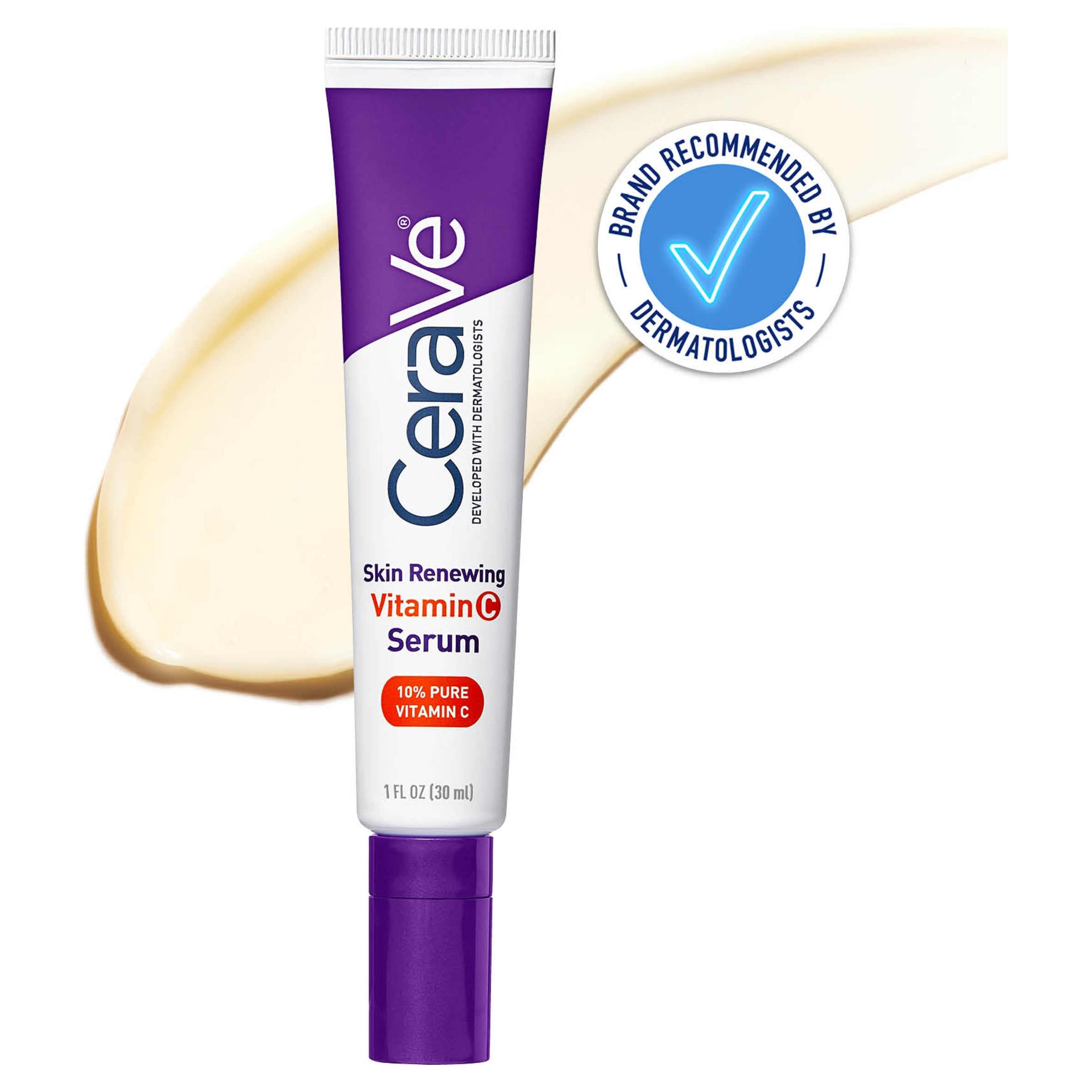 CeraVe Skin Renewing 10% Pure Vitamin C Serum with Ceramides 30ml