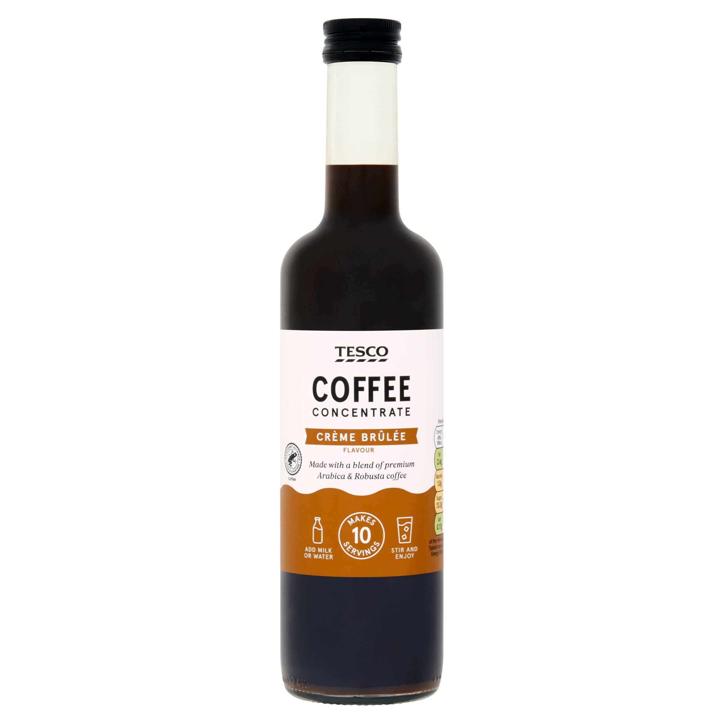 Tesco Creme Brulee Flavour Coffee Concentrate 500ml