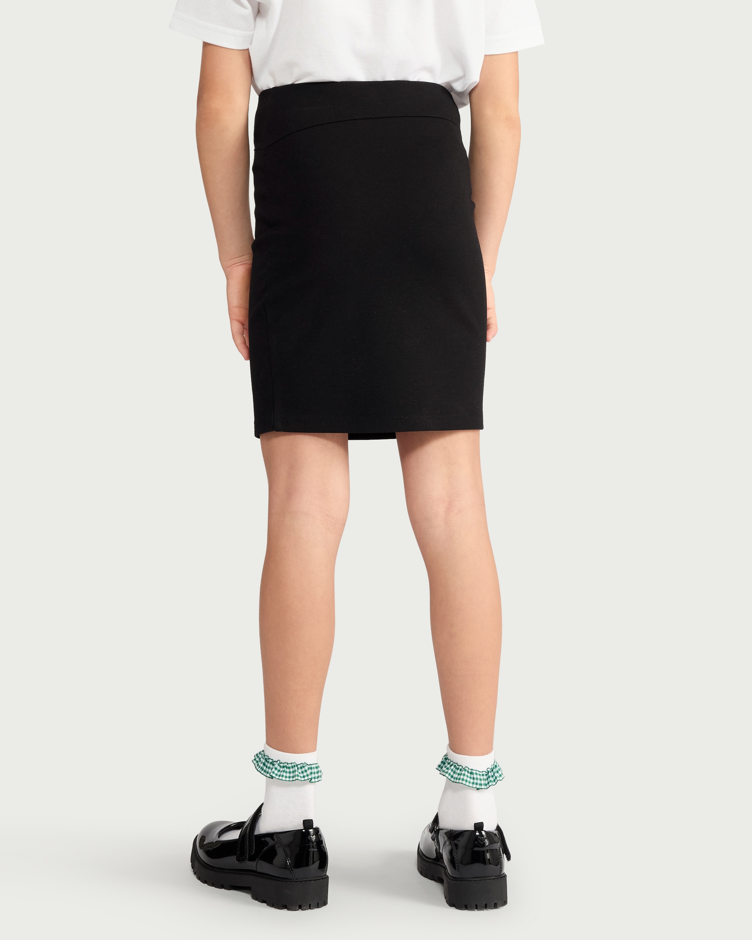 F&F School Girls Pencil Skirt in Black thumbnail 3