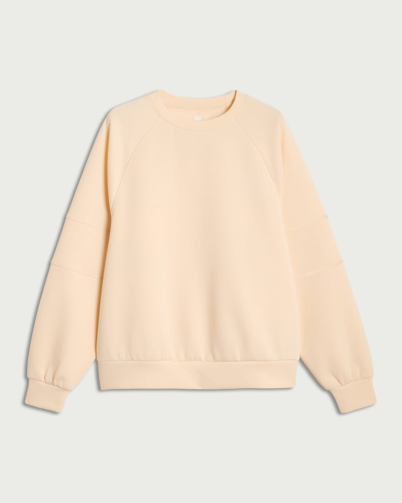 F&F Active EVERYHOUR Soft Touch Sweatshirt in Yellow thumbnail 4