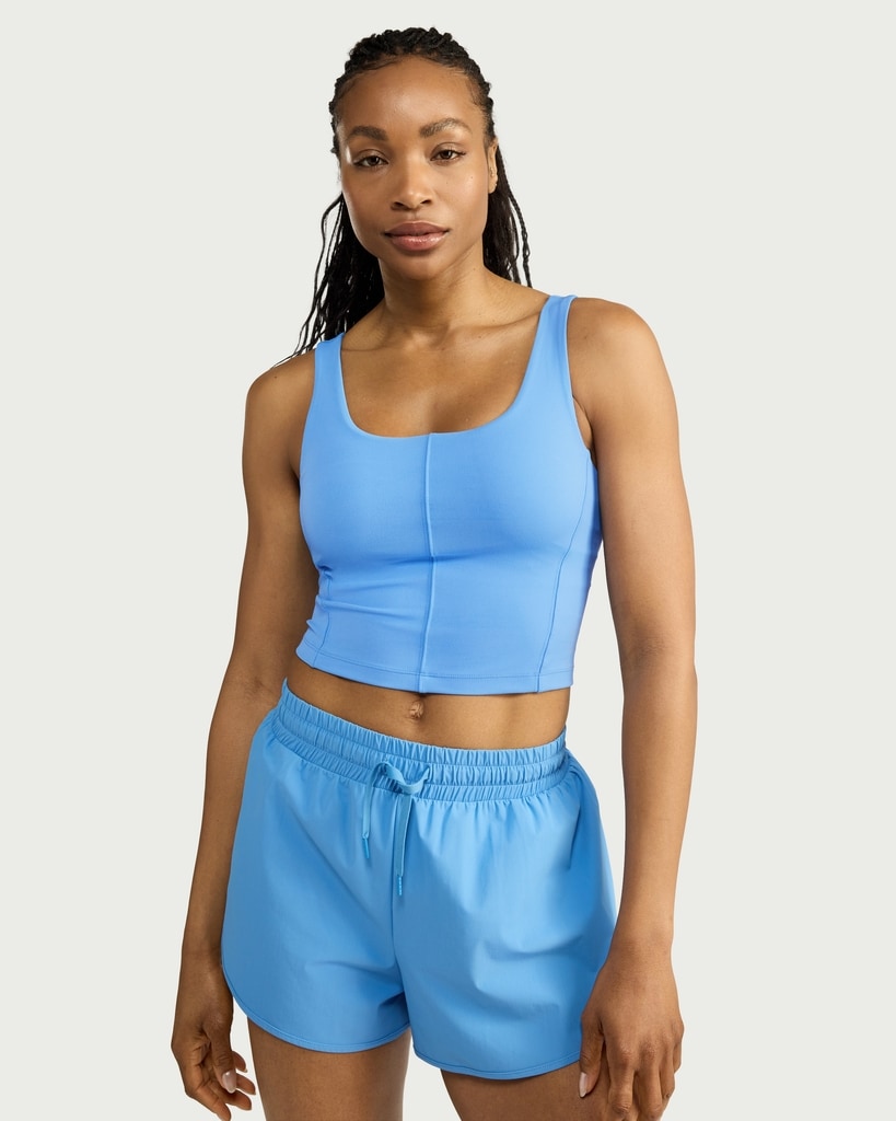 F&F Active ULTRAMOVE Scoop Neck Vest in Blue