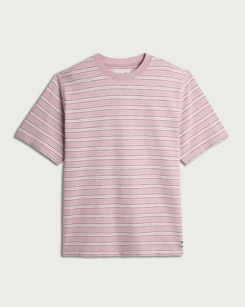 RDA Pure Cotton Striped T-Shirt in Lilac thumbnail 4
