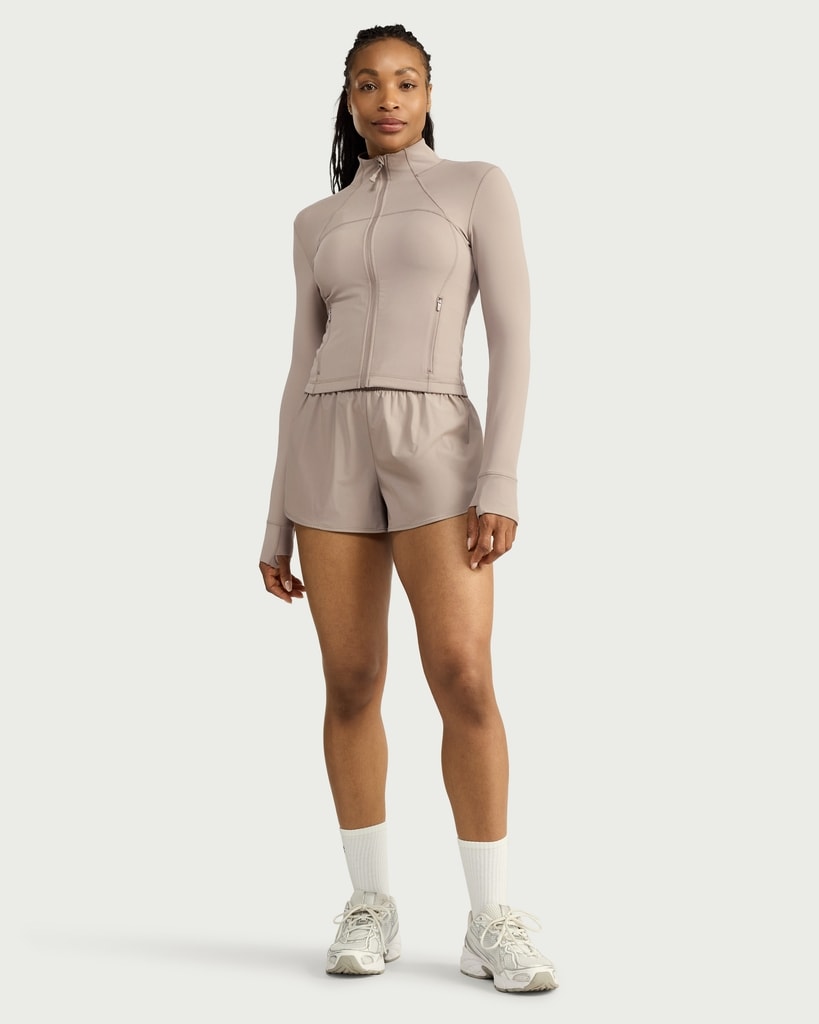 F&F Active ULTRAMOVE Zip Front Jacket in Neutral