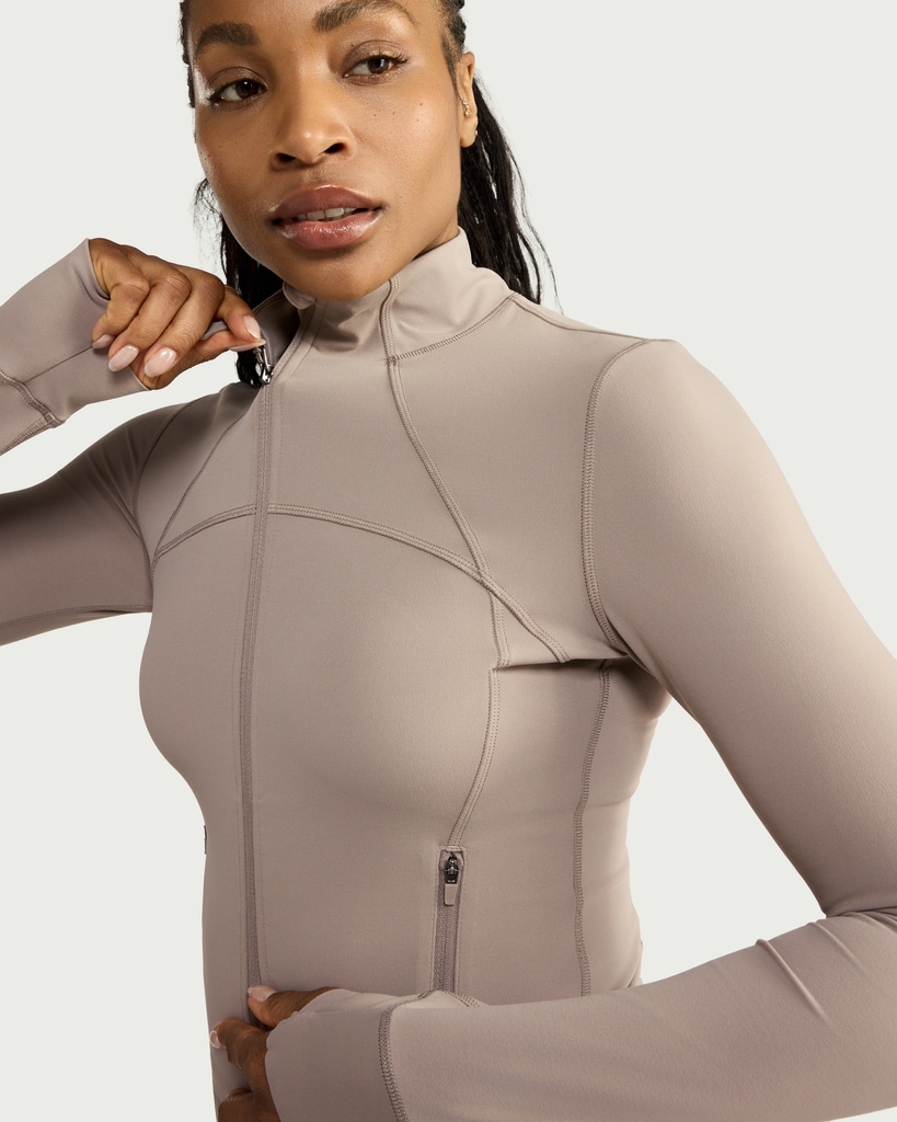 F&F Active ULTRAMOVE Zip Front Jacket in Neutral thumbnail 2