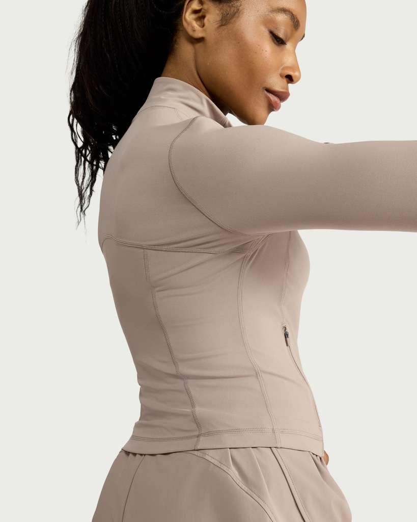 F&F Active ULTRAMOVE Zip Front Jacket in Neutral thumbnail 3