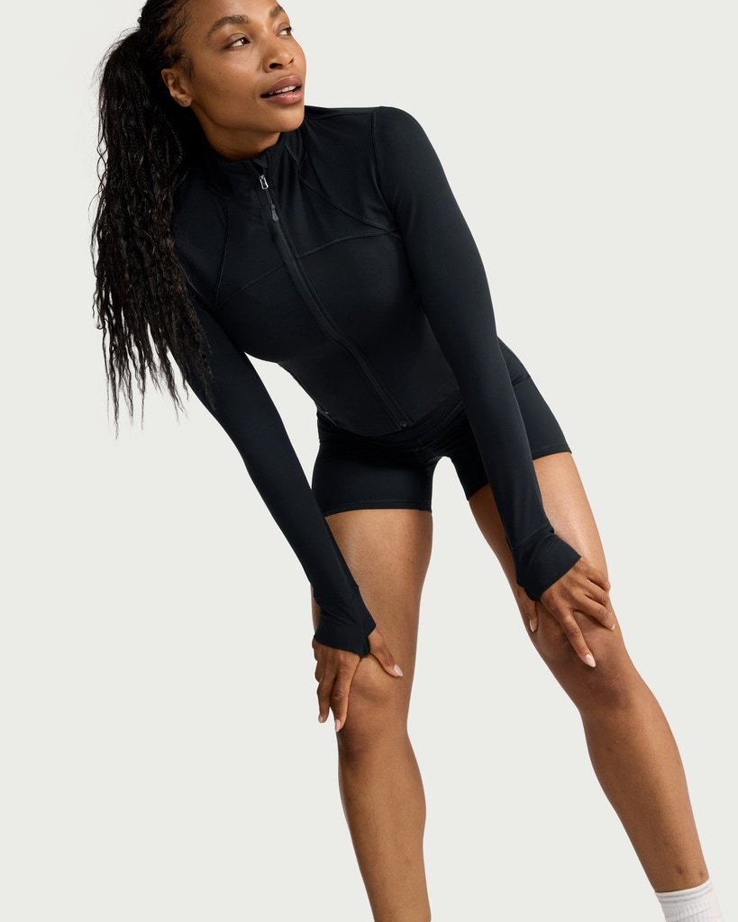 F&F Active ULTRAMOVE Zip Front Jacket in Black thumbnail 2
