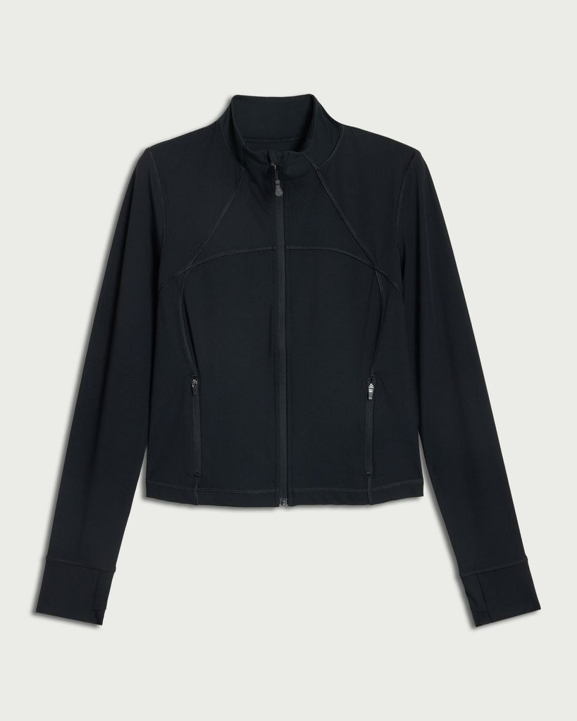 F&F Active ULTRAMOVE Zip Front Jacket in Black thumbnail 4