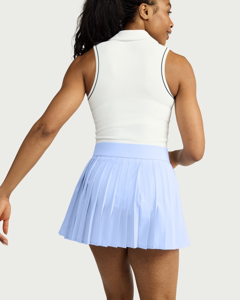 F&F Active ULTRAMOVE Pleated Racquet Skirt in Blue thumbnail 3