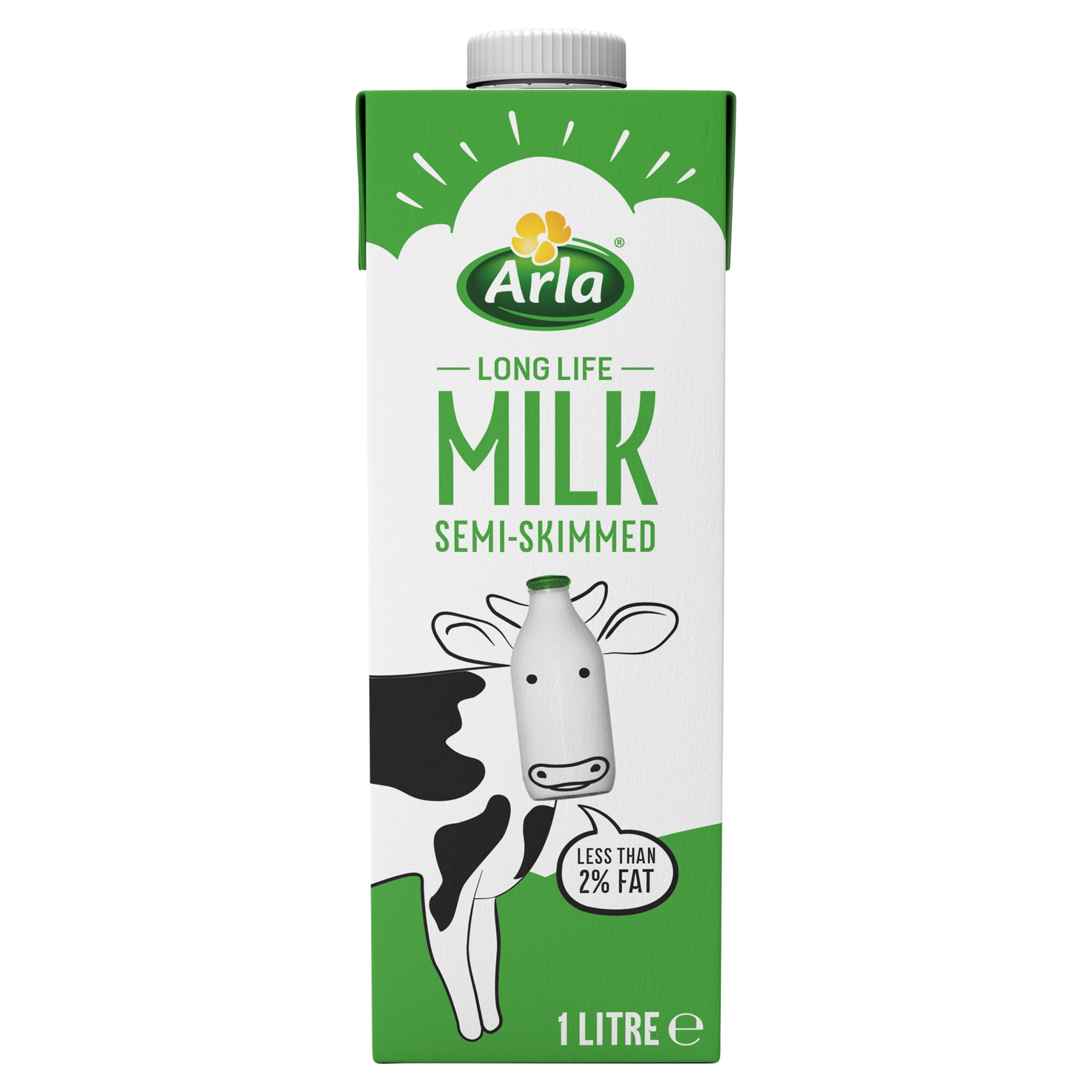 Arla Long Life UHT Semi Skimmed Milk 1L