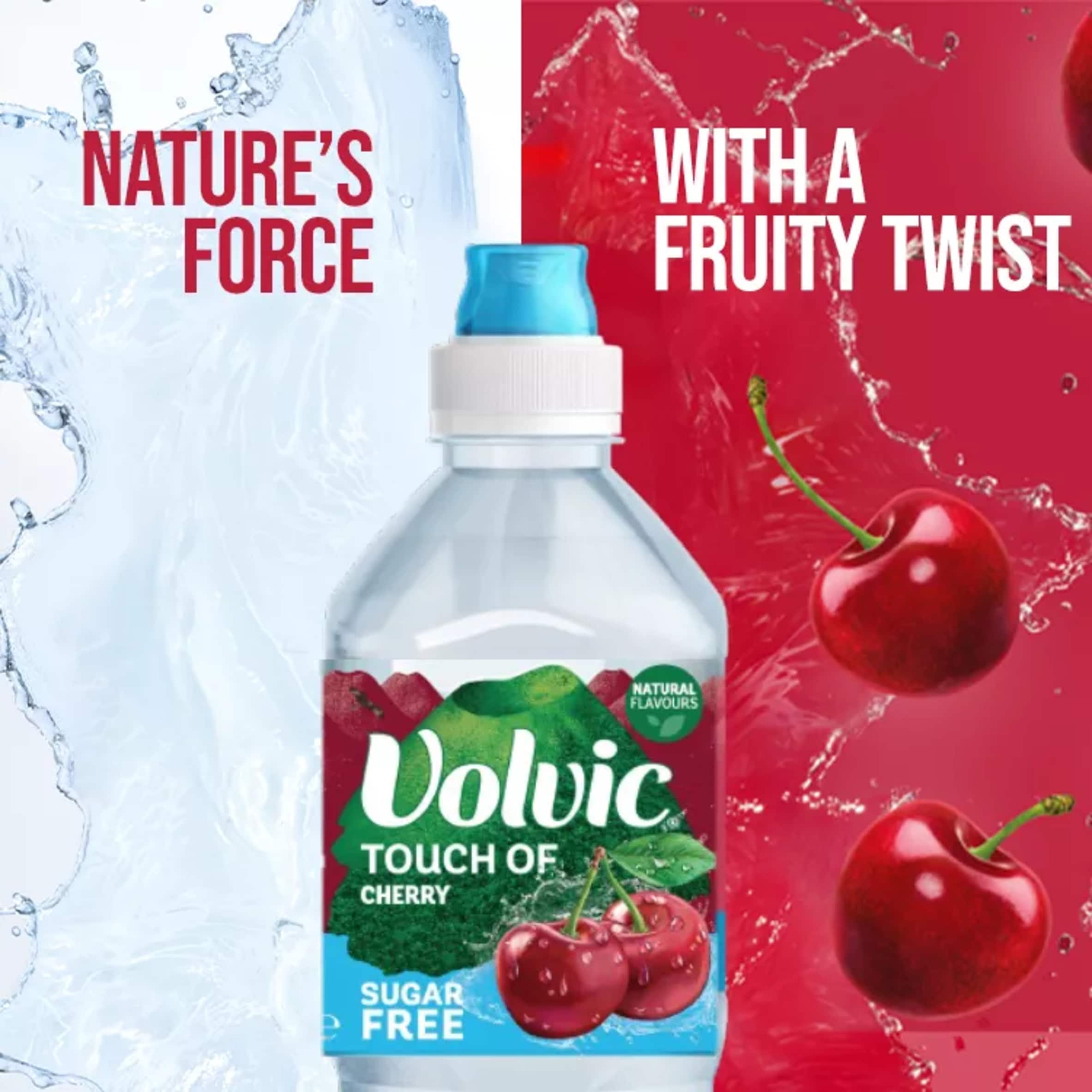 Volvic Touch of Cherry Sugar Free Flavoured Water 750ml thumbnail 2
