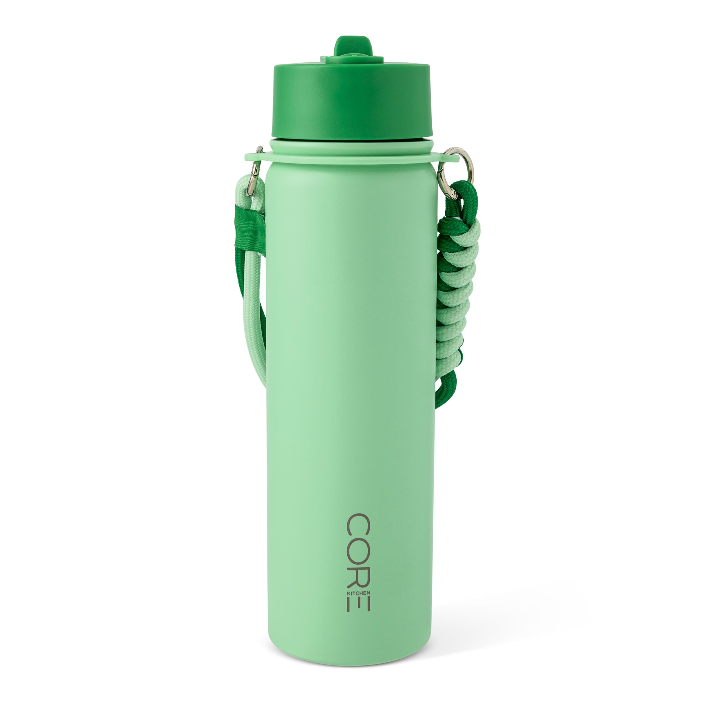 Core Kitchen Green Zeno Metal Drinking Water Bottle 650ml thumbnail 2