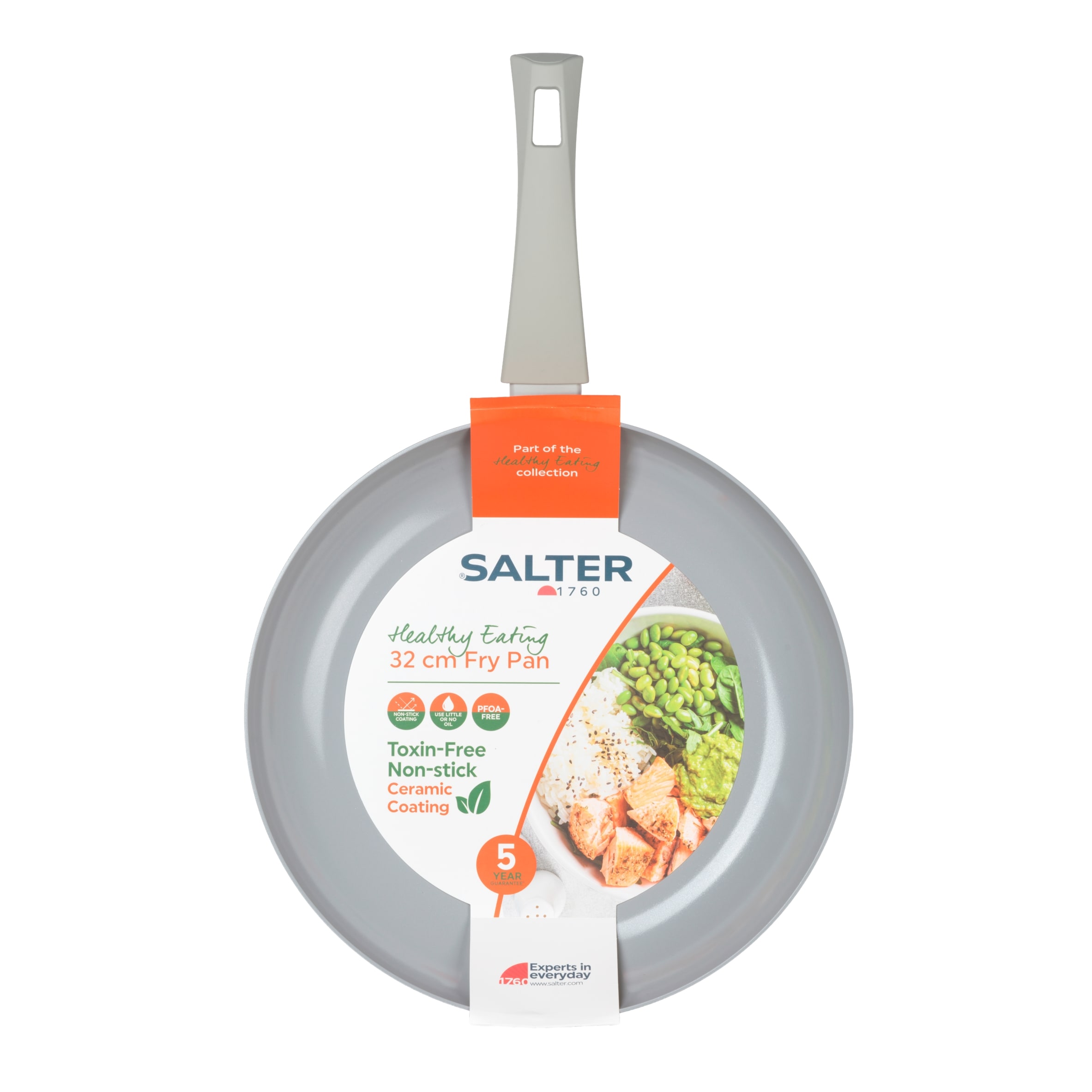 Salter Healthy Eating Ceramic Frying Pan 32cm