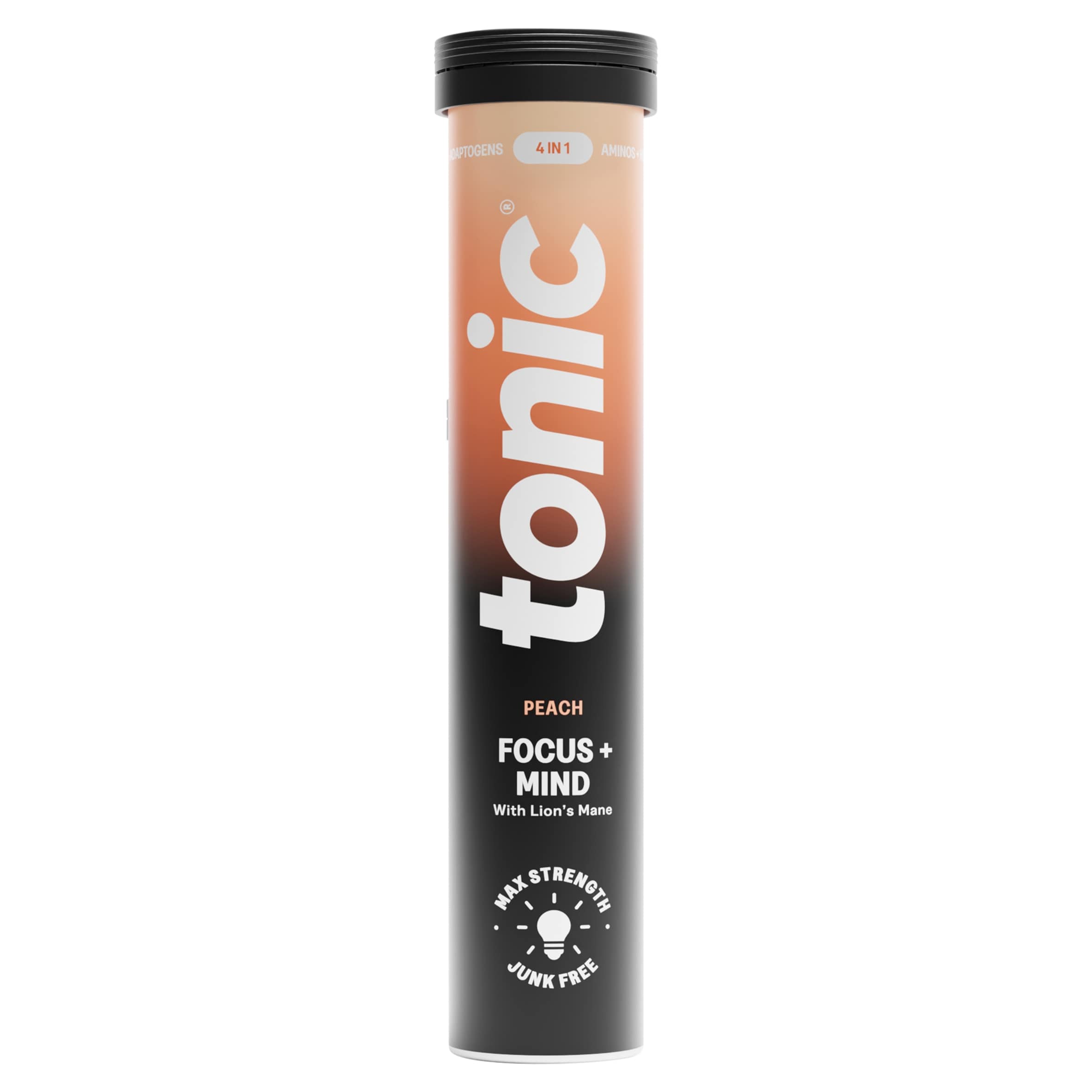 Tonic Peach Focus + Mind with Lion's Mane Effervescent 20 Tablets