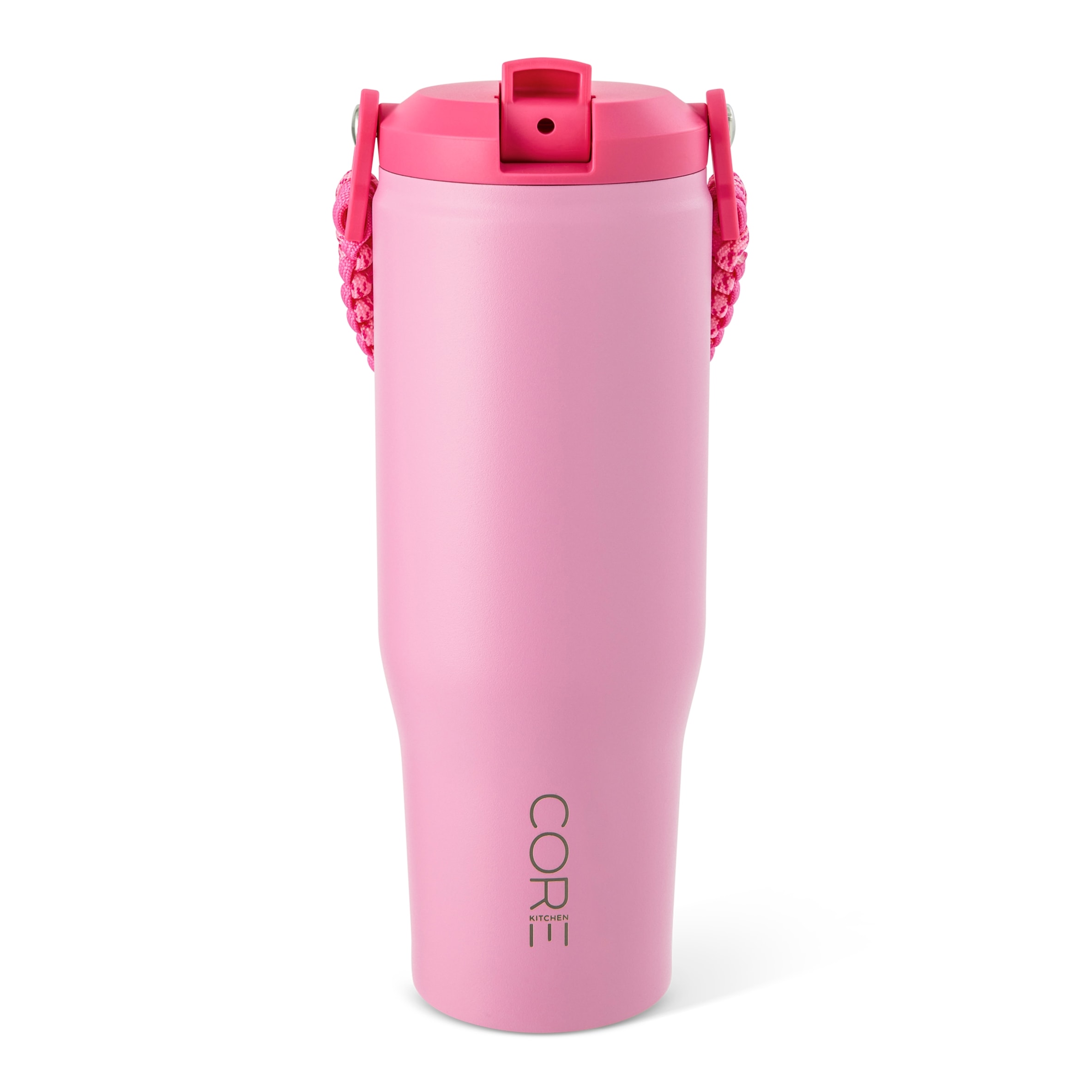 Core Kitchen Pink Vault Metal Drinking Water Bottle 887ml thumbnail 2