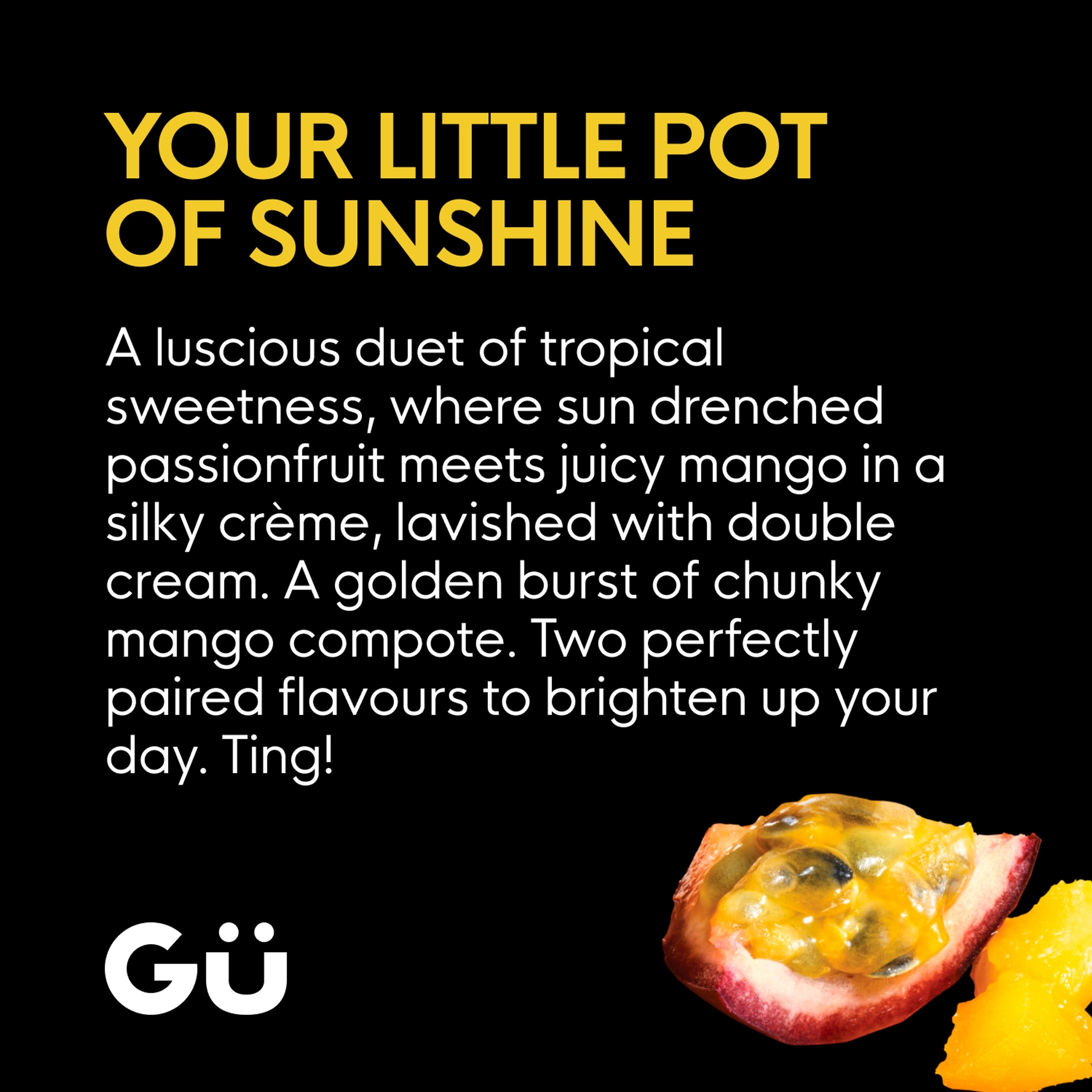Gu Mango & Passionfruit Fruit Crème Dessert (2x85g) thumbnail 4