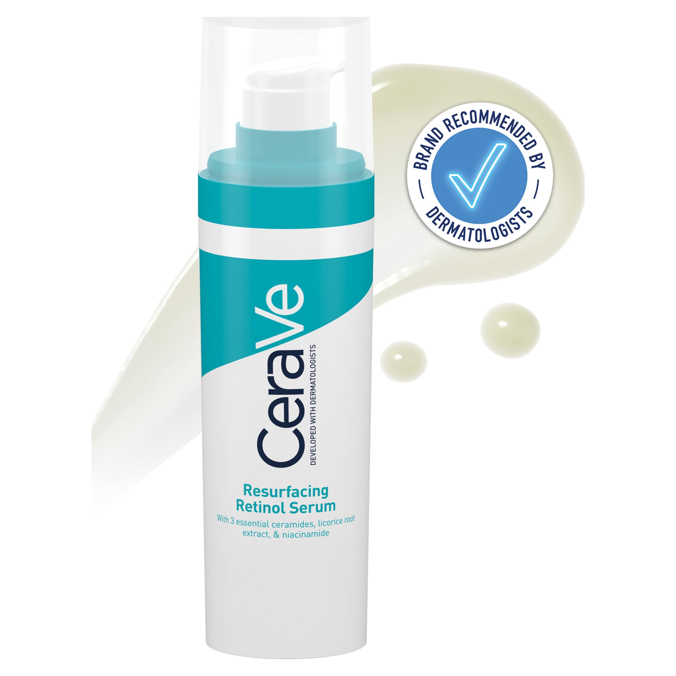 CeraVe Resurfacing Retinol Serum with Ceramides & Niacinamide for Blemish-Prone Skin 30ml