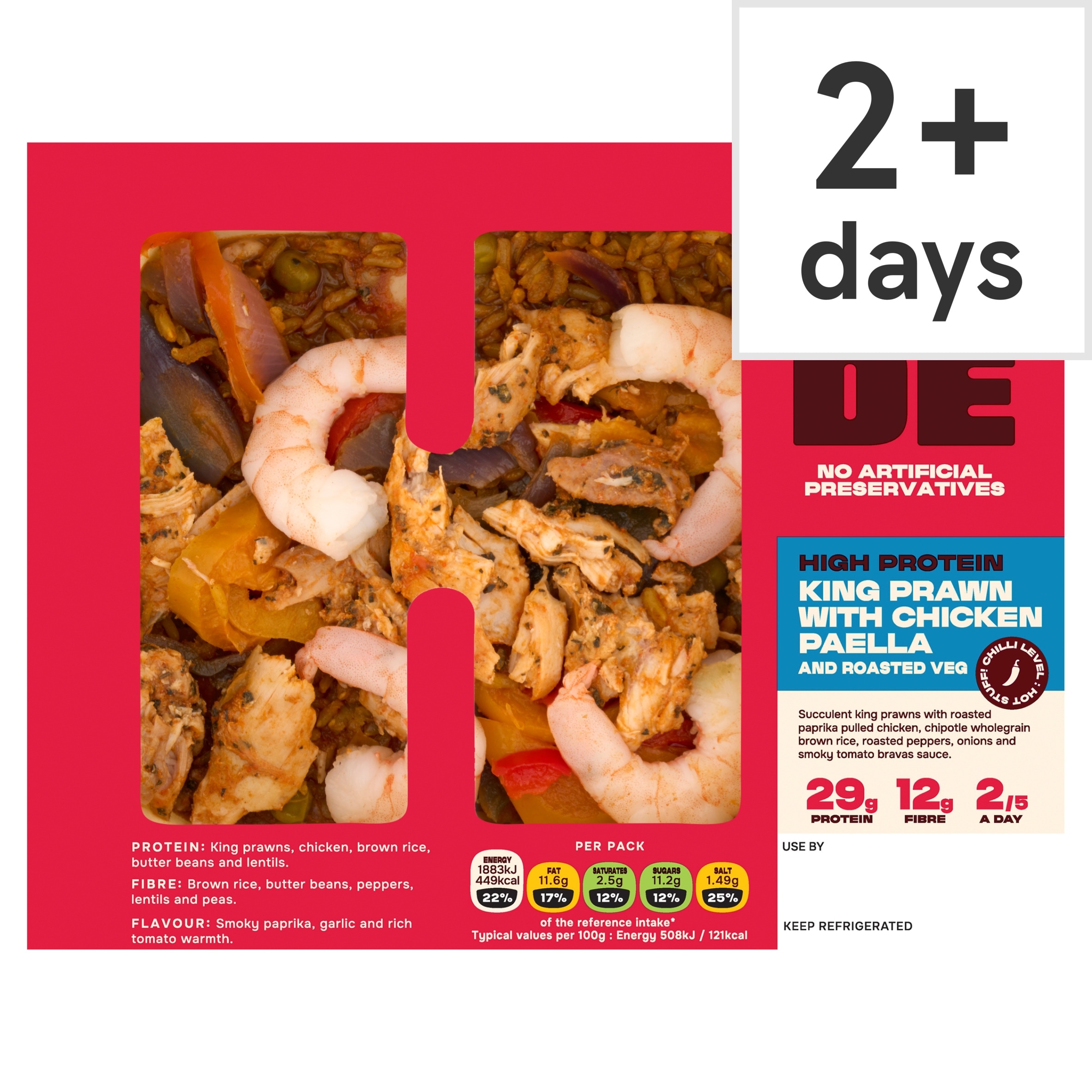 Hide King Prawn with Chicken Paella 380g