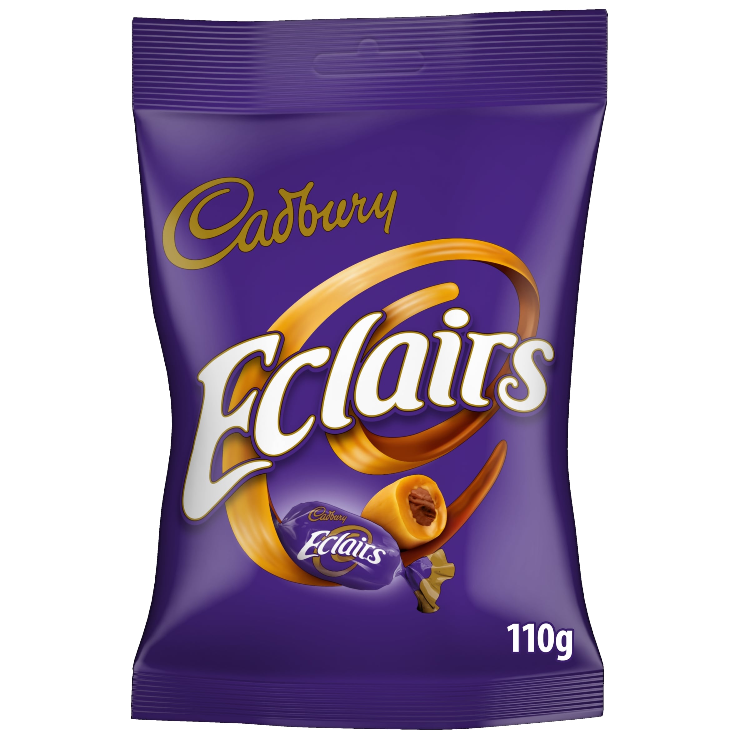 Cadbury Eclairs Caramels with Milk Chocolate Centres 110G