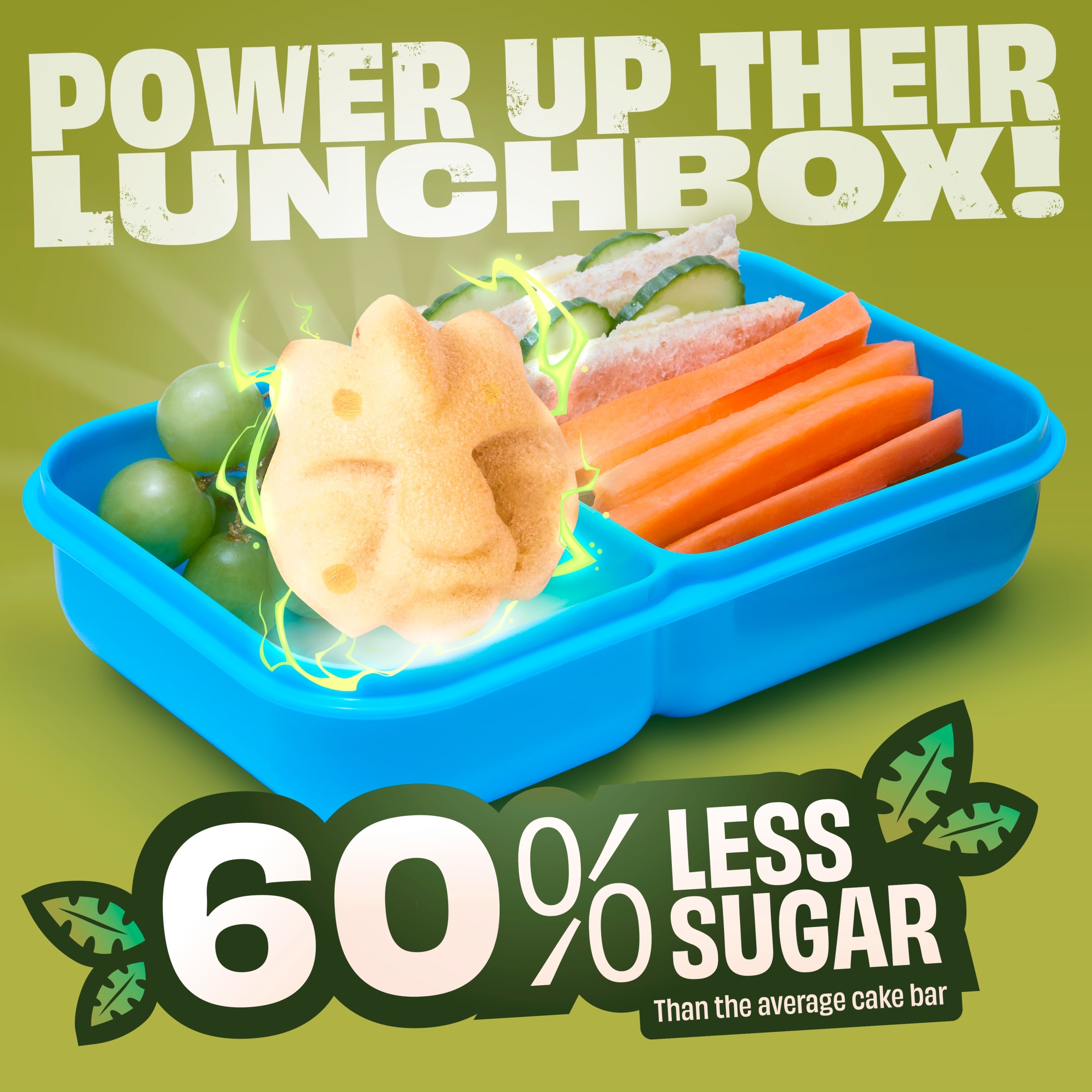 Jungle Squad Lemon 5 lunch box cake bars thumbnail 3