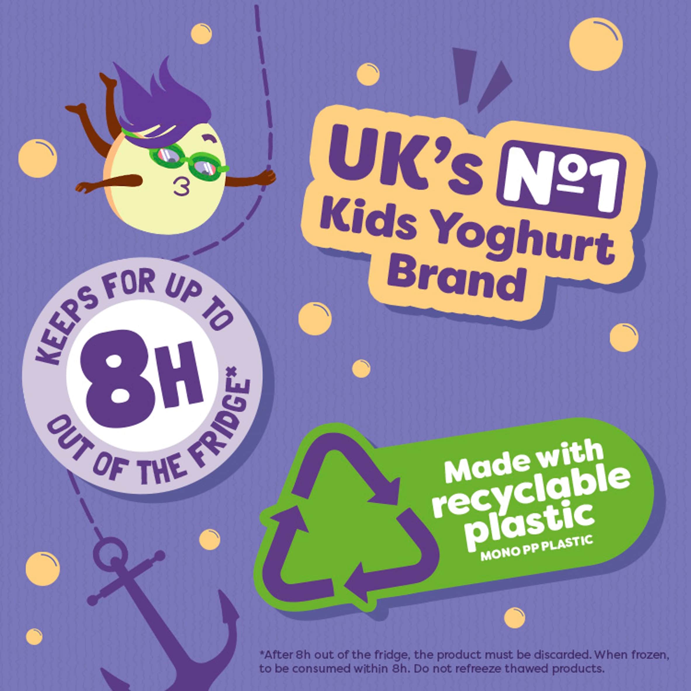 Petits Filous Greek Style Vanilla Yogurt Pouch 4x85g thumbnail 3