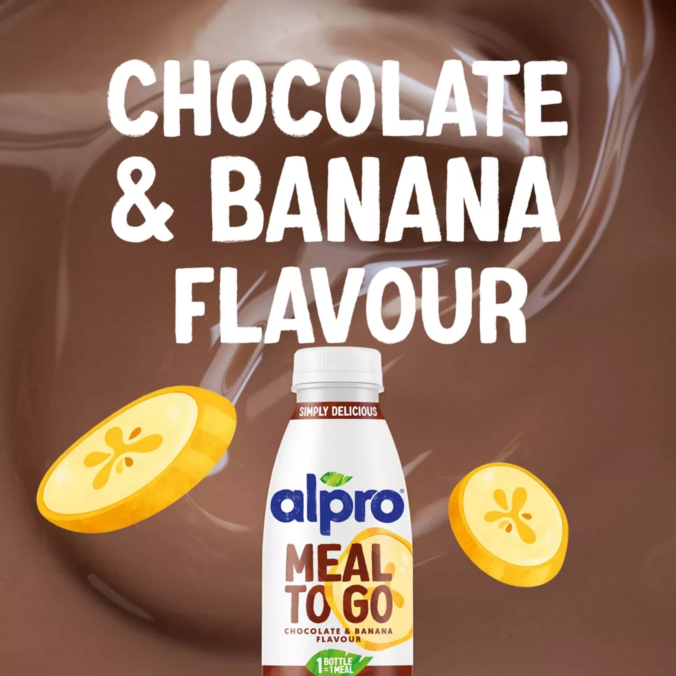 Alpro Meal To Go Chocolate & Banana Flavour Drink 500ml thumbnail 4