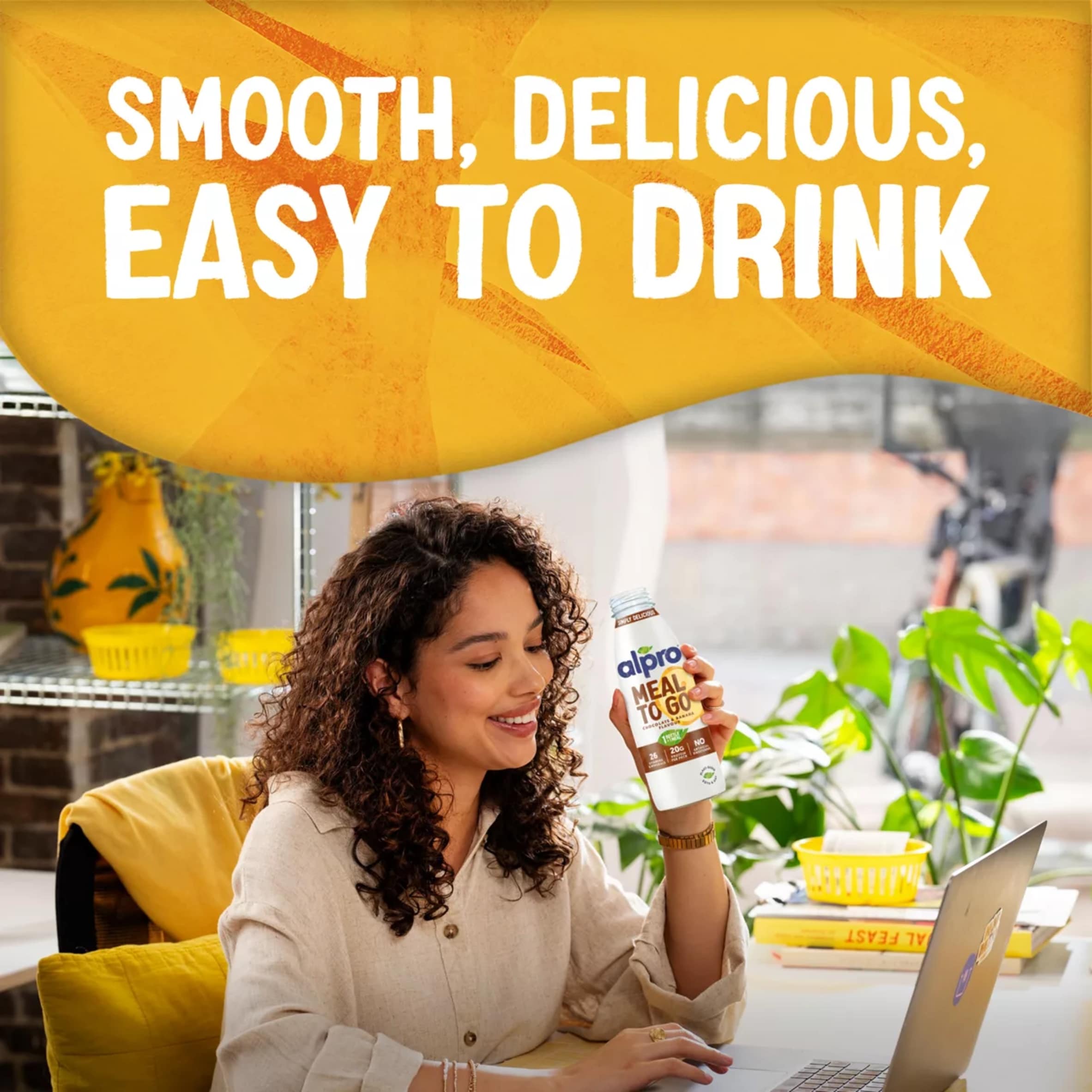 Alpro Meal To Go Chocolate & Banana Flavour Drink 500ml thumbnail 5