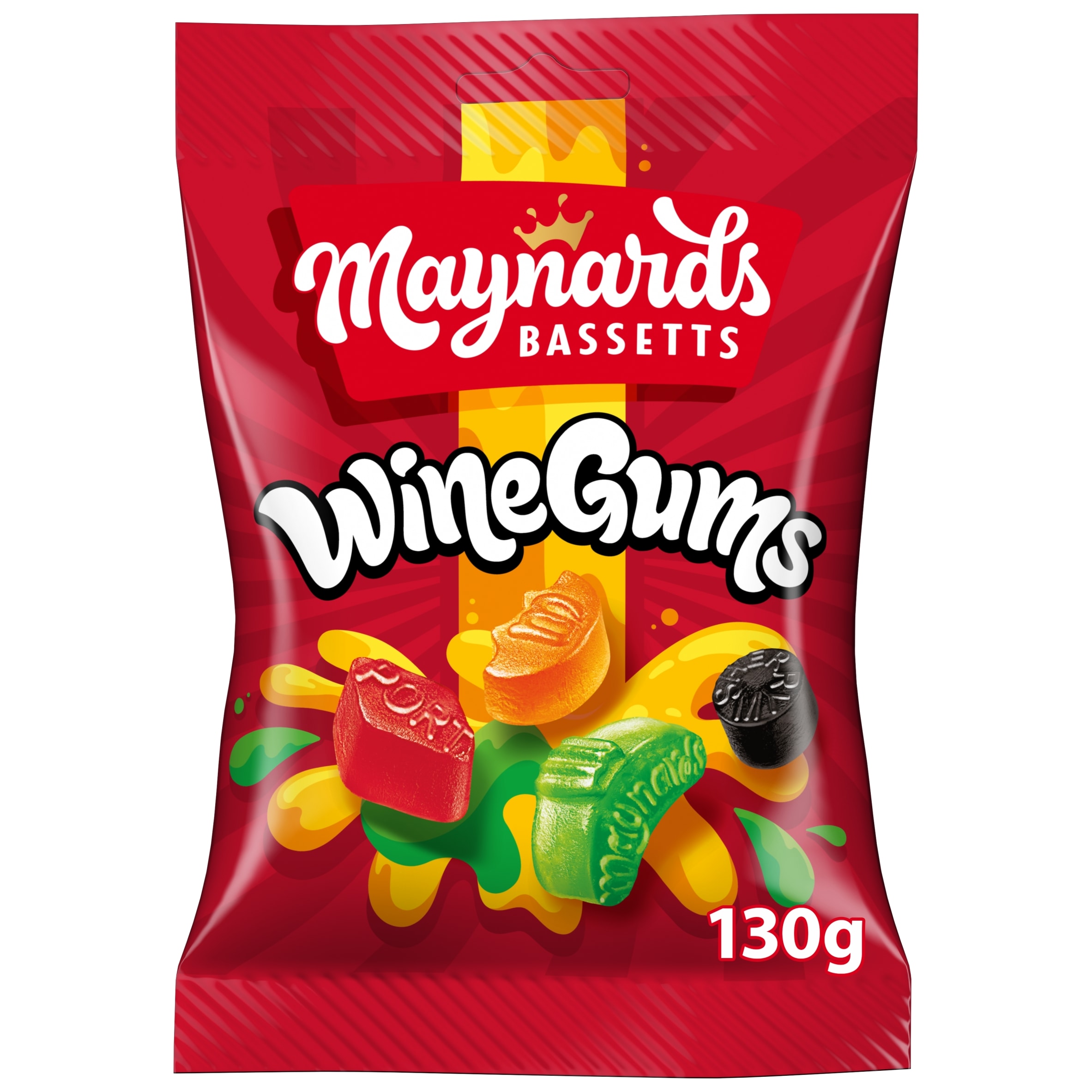 Maynards Bassetts Wine Gums Sweets 130g