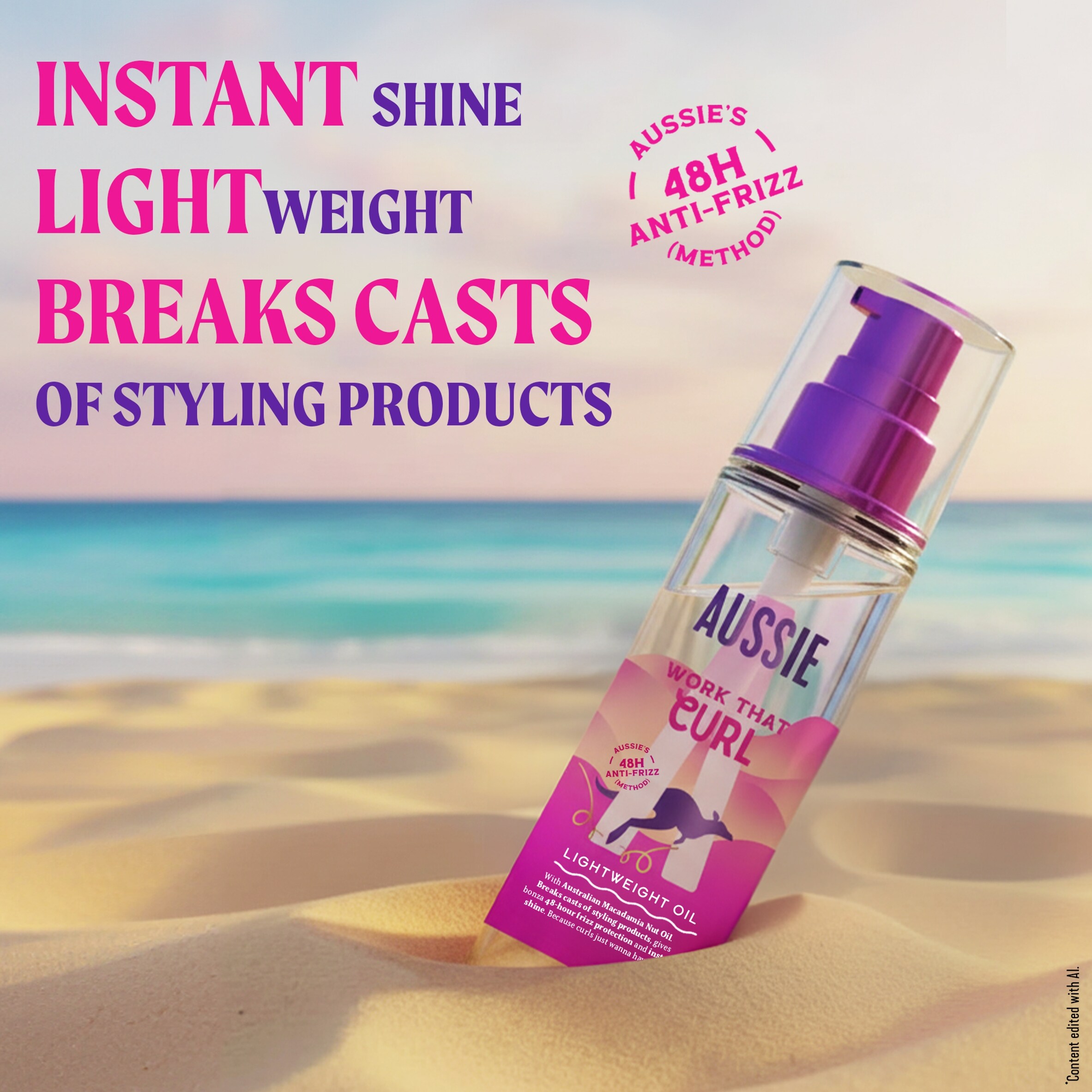 Aussie Work That Curl Lightweight Oil 95ml thumbnail 4