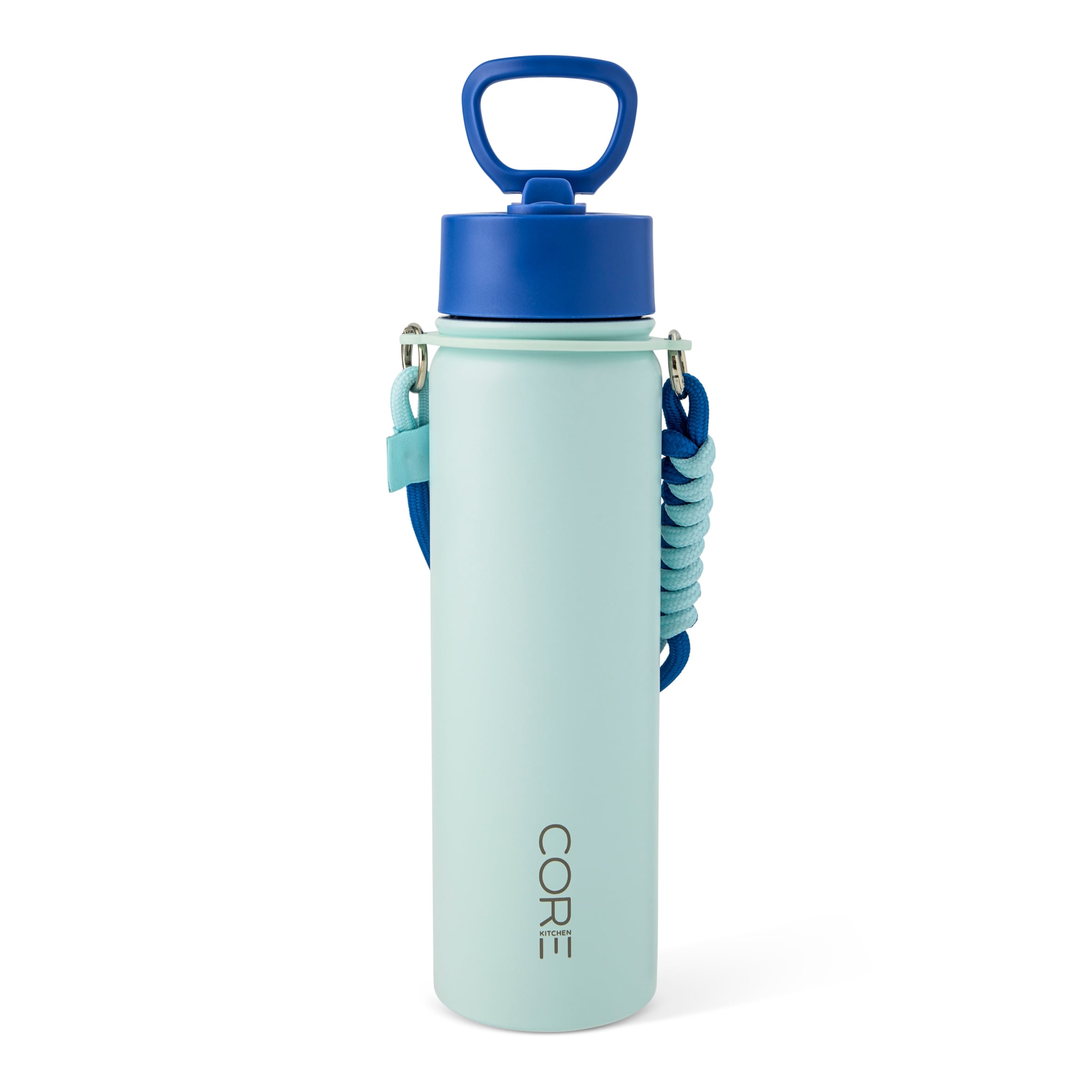 Core Kitchen Blue Zeno Metal Drinking Water Bottle 650ml thumbnail 2